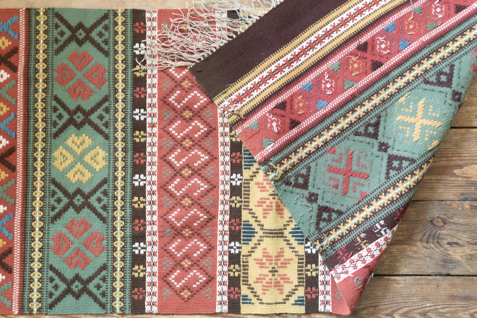 Handwoven Tapestry Rug, Sweden Mid-Century - 画像 (5)