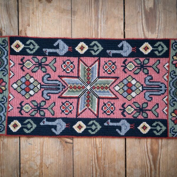 Handwoven Tapestry Wall Hanging, Sweden 1980s