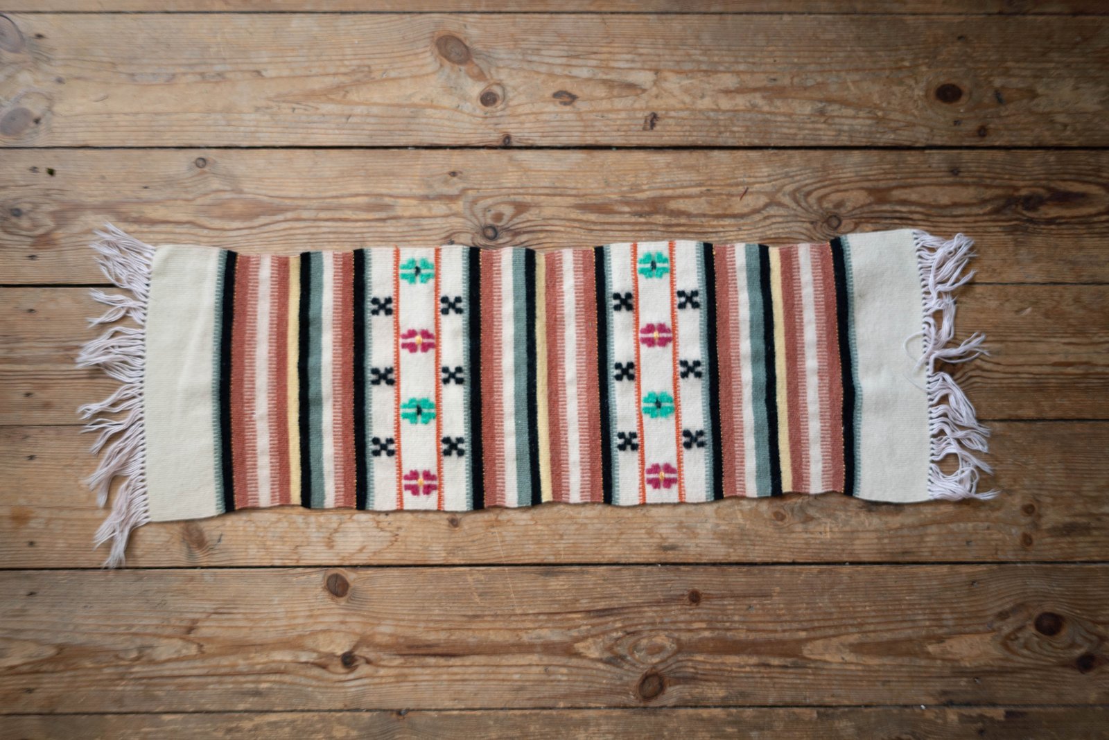 Handwoven Tapestry Rug, Sweden Mid-Century