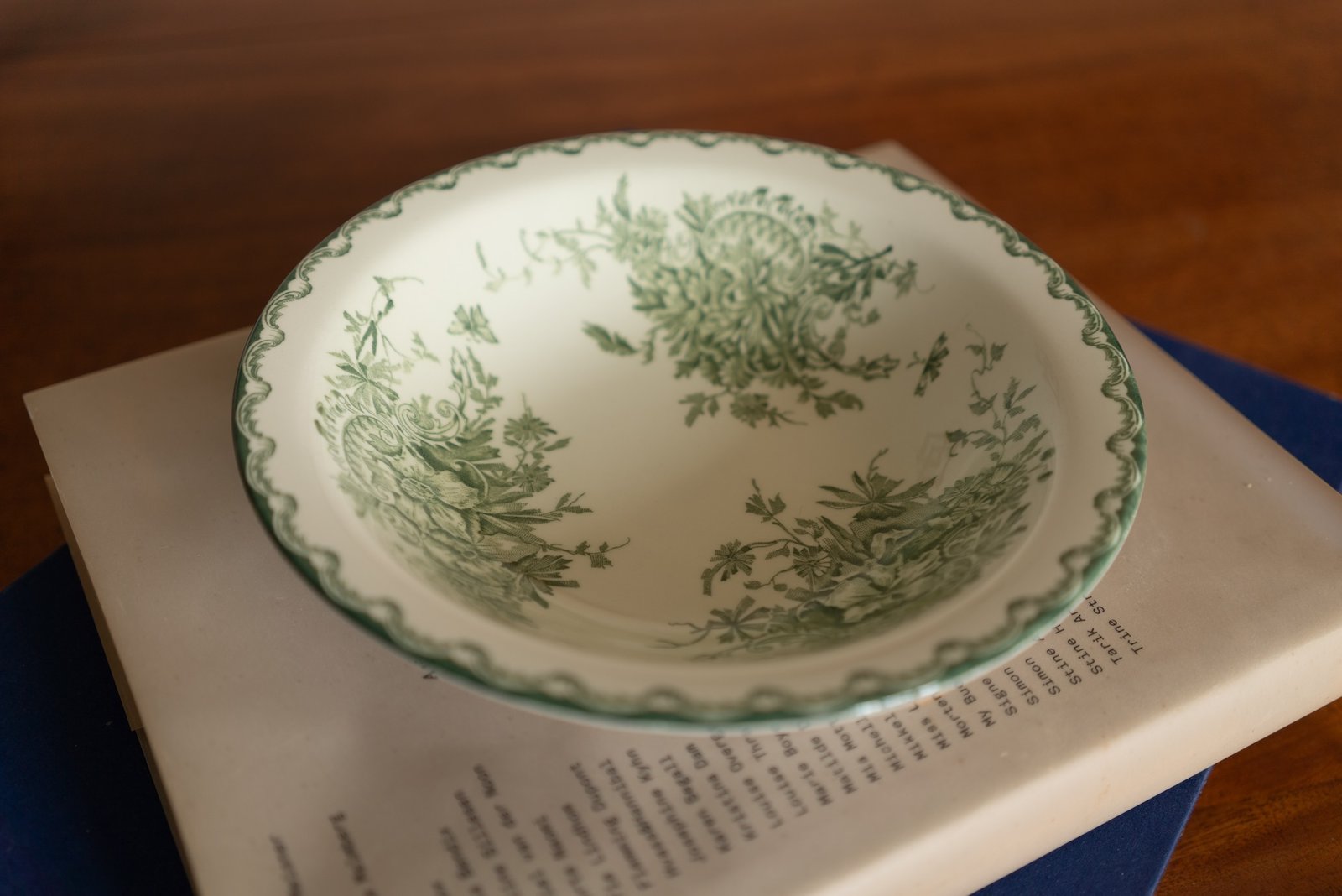 Rörstrand "Green Anna" Plate, Sweden 1960s