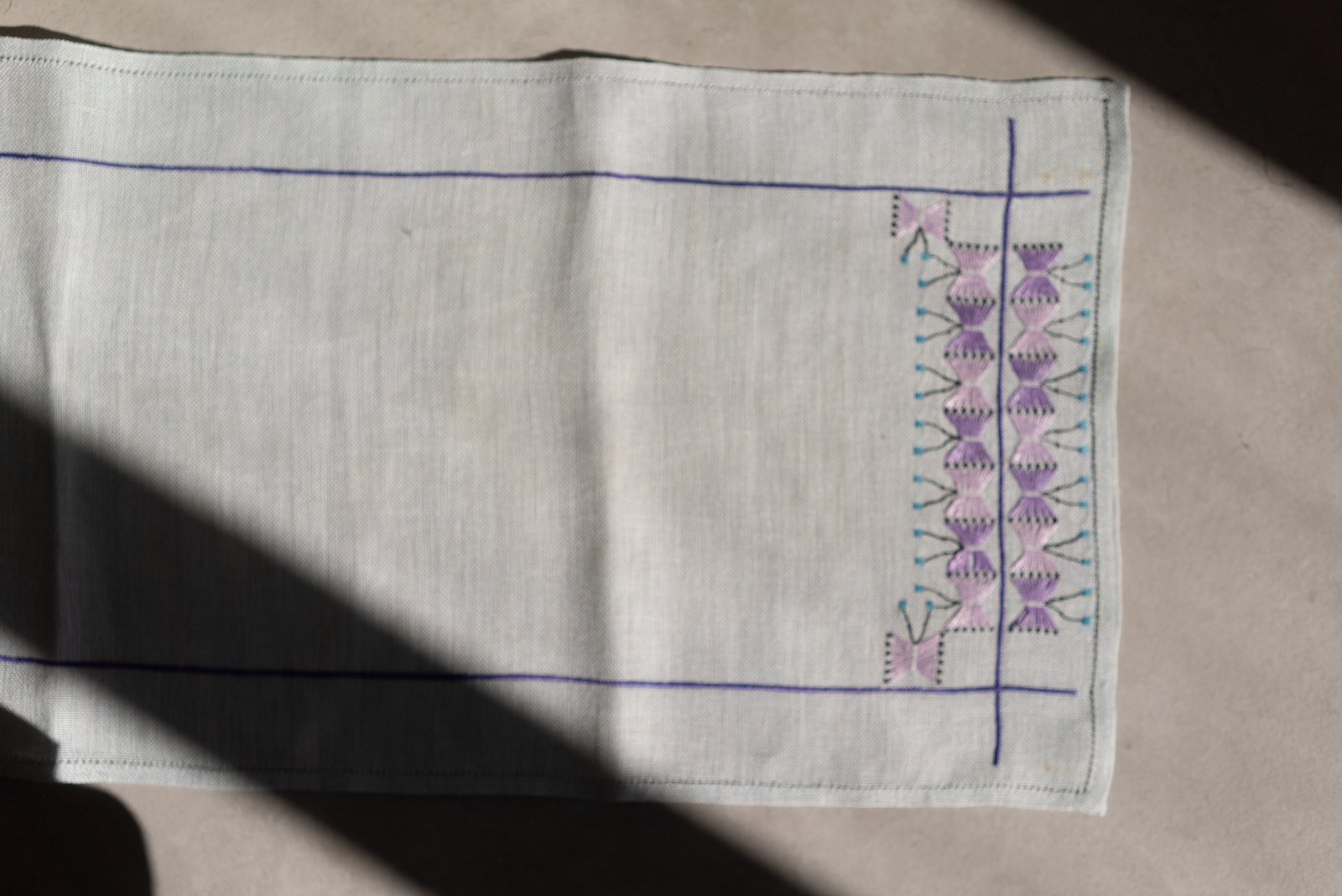 Handmade Tablecloth, Sweden 1980s - 画像 (3)