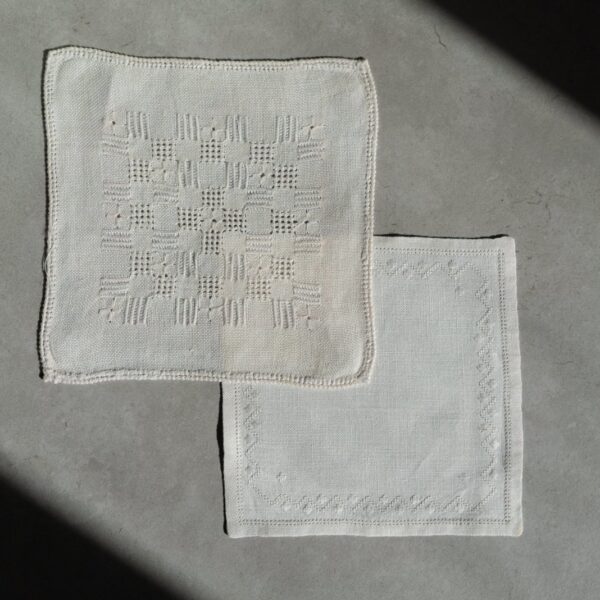 Handmade Tablecloth Set of 2, Sweden 1980s