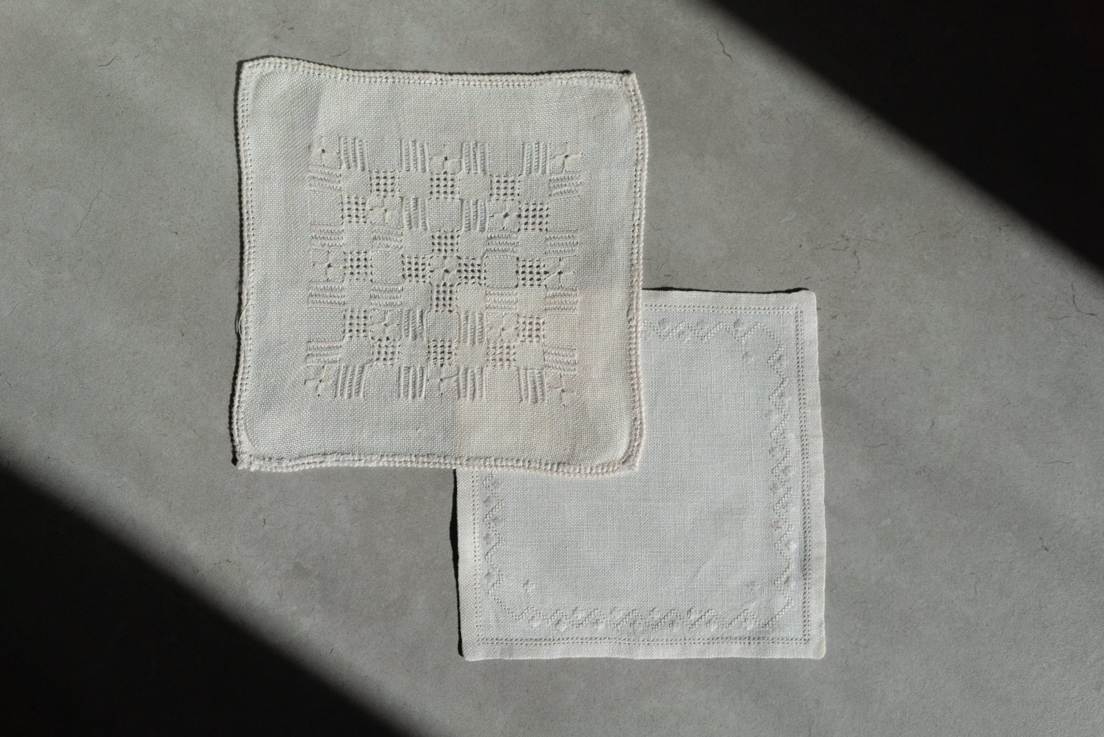 Handmade Tablecloth Set of 2, Sweden 1980s