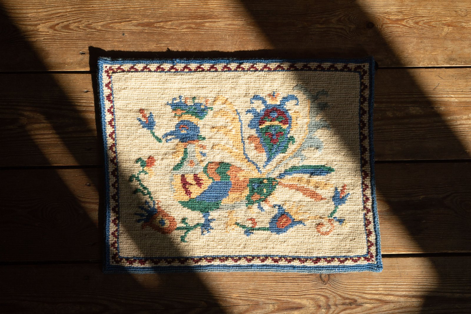 Handwoven Tapestry Wall Hanging, Sweden 1980s - 画像 (3)