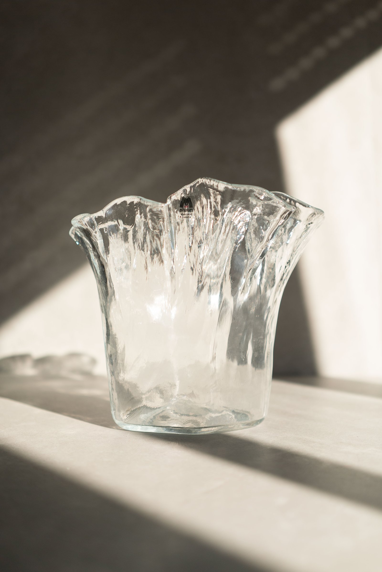 Muurla Glass Vase, Finland 1970s - 画像 (5)