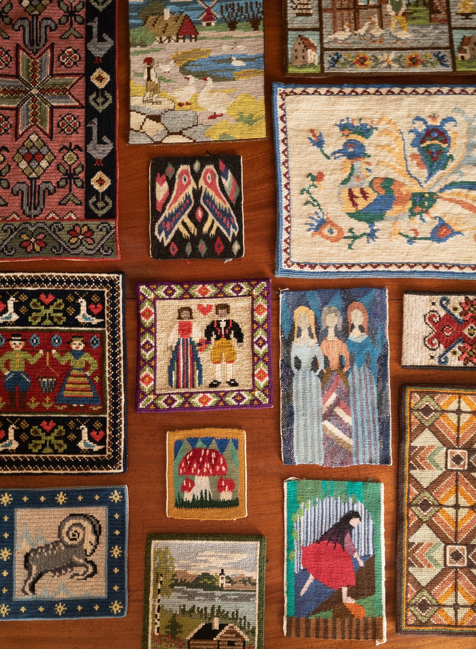 Handwoven Tapestry Wall Hanging, Sweden 1980s - 画像 (3)