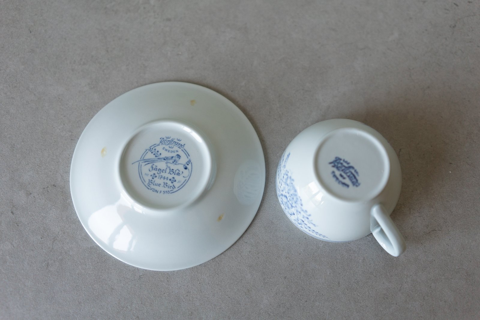 Rörstrand Cup & Saucer, Sweden 1970s - 画像 (5)
