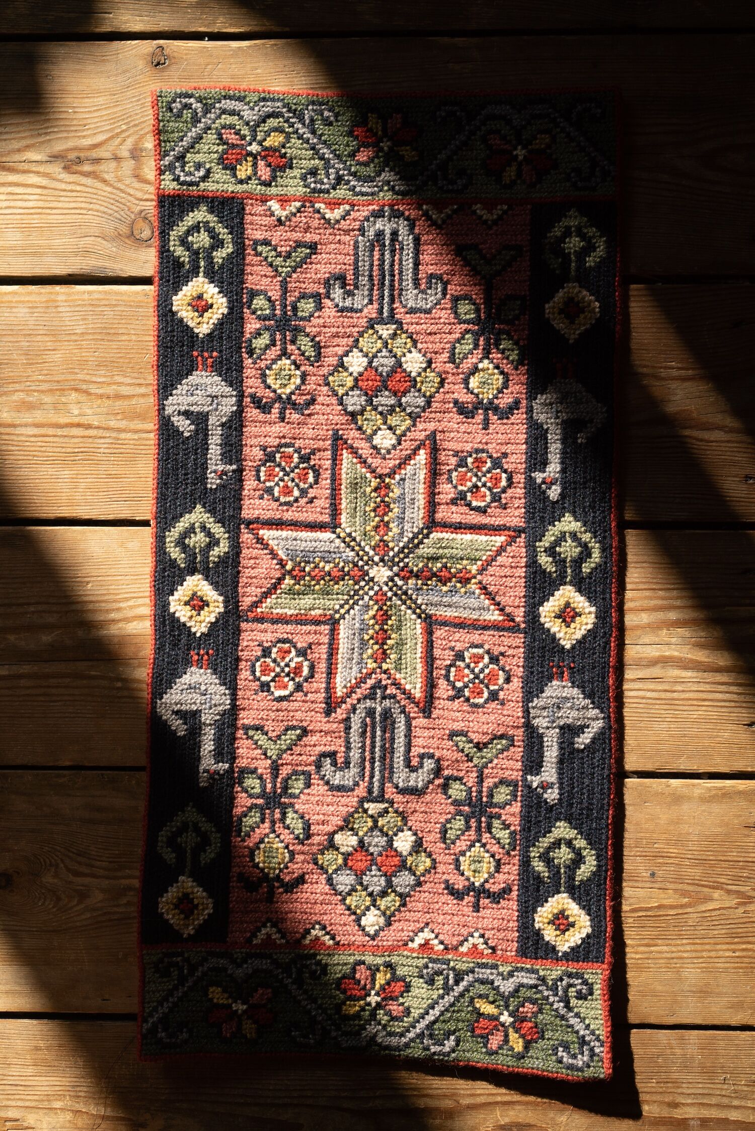 Handwoven Tapestry Wall Hanging, Sweden 1980s - 画像 (2)