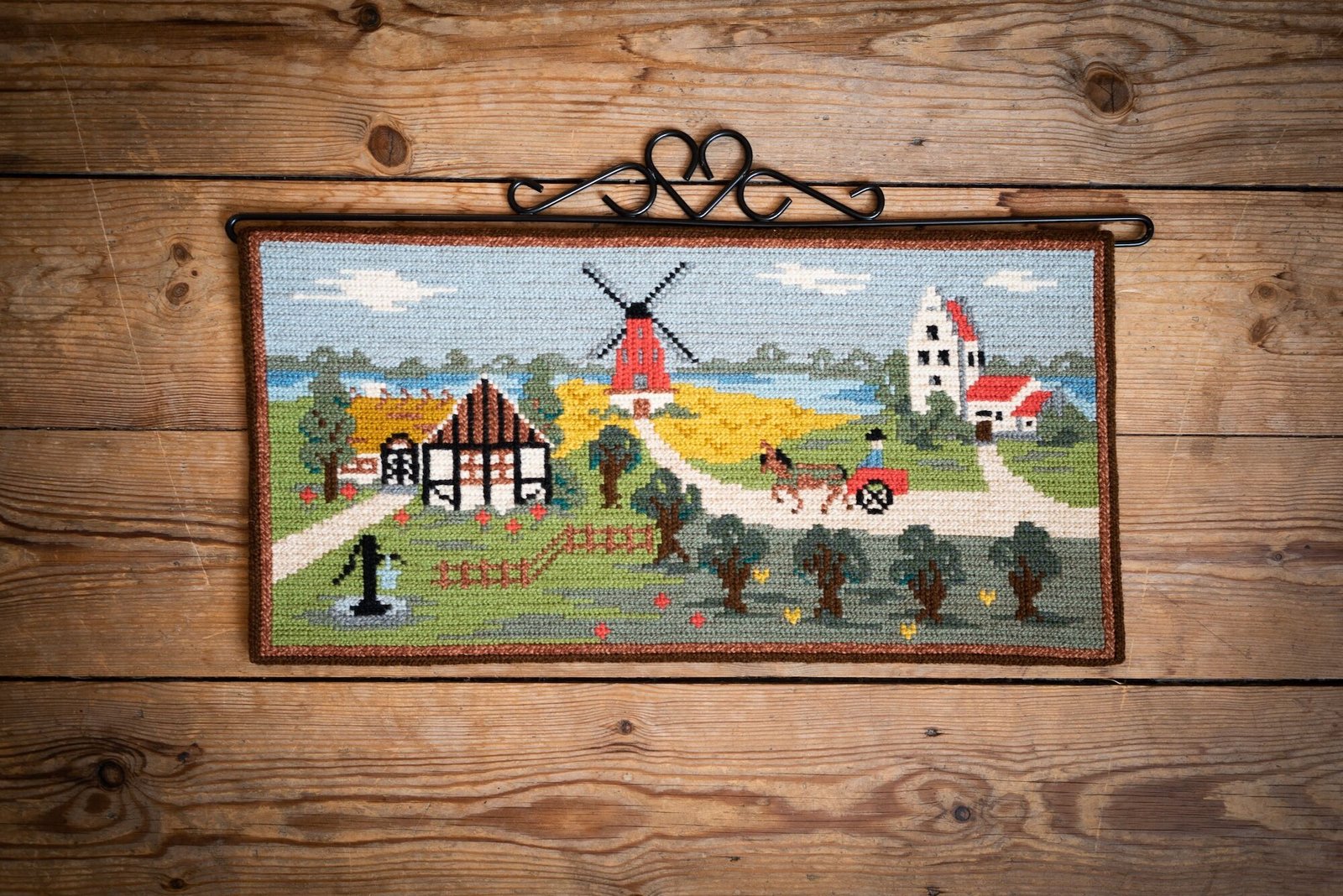 Handwoven Tapestry Wall Hanging, Sweden 1980s - 画像 (2)