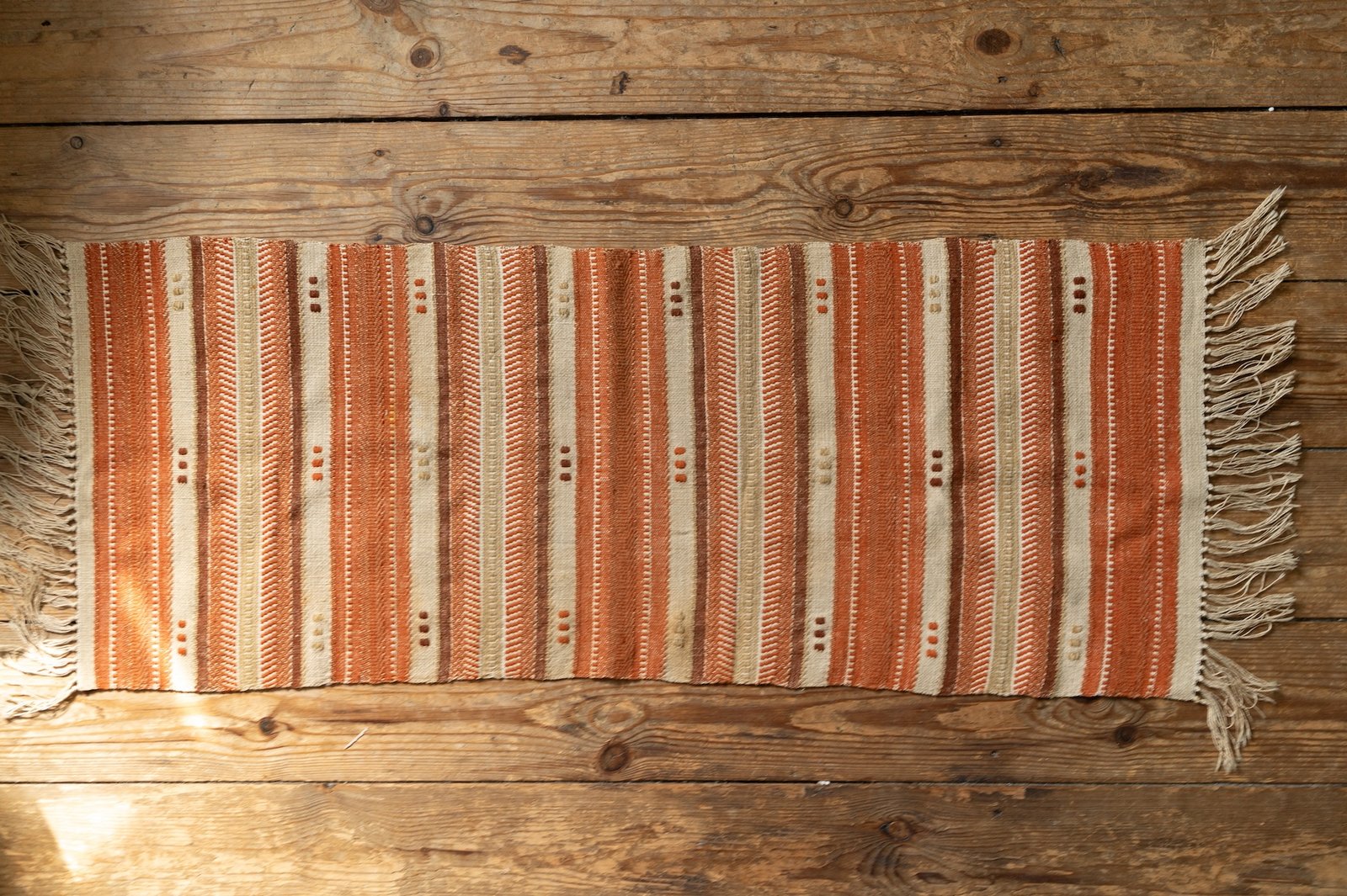 Handwoven Tapestry Rug, Sweden Mid-Century