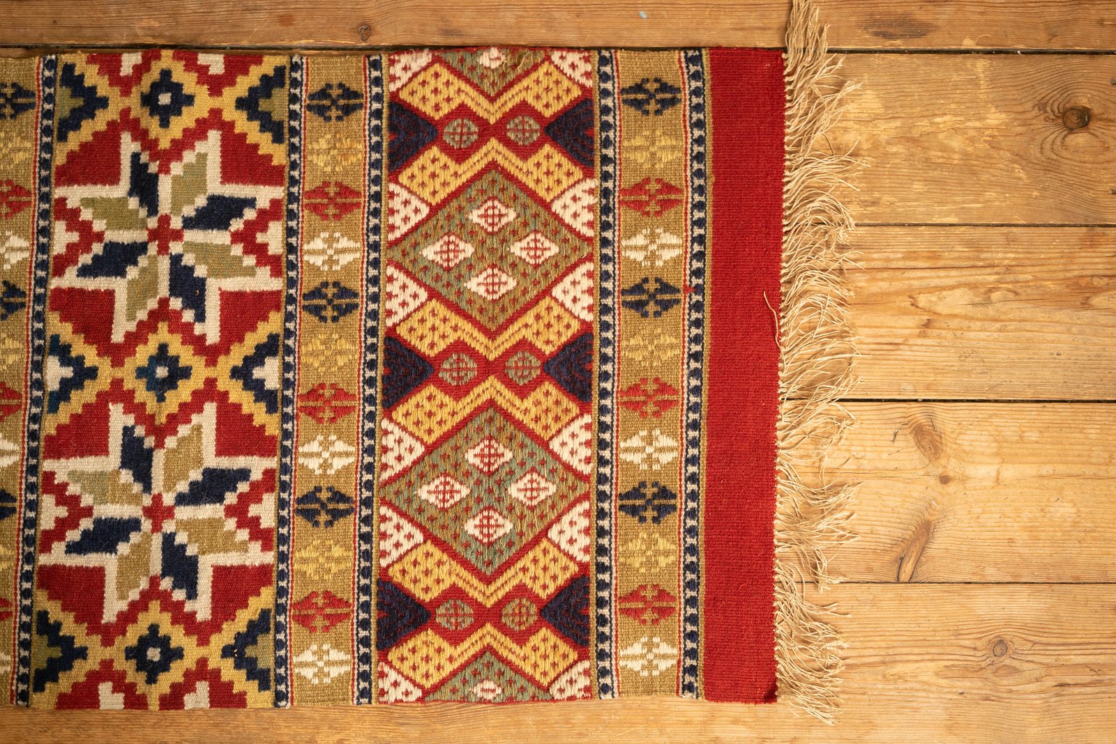 Handwoven Tapestry Rug, Sweden Mid-Century - 画像 (3)