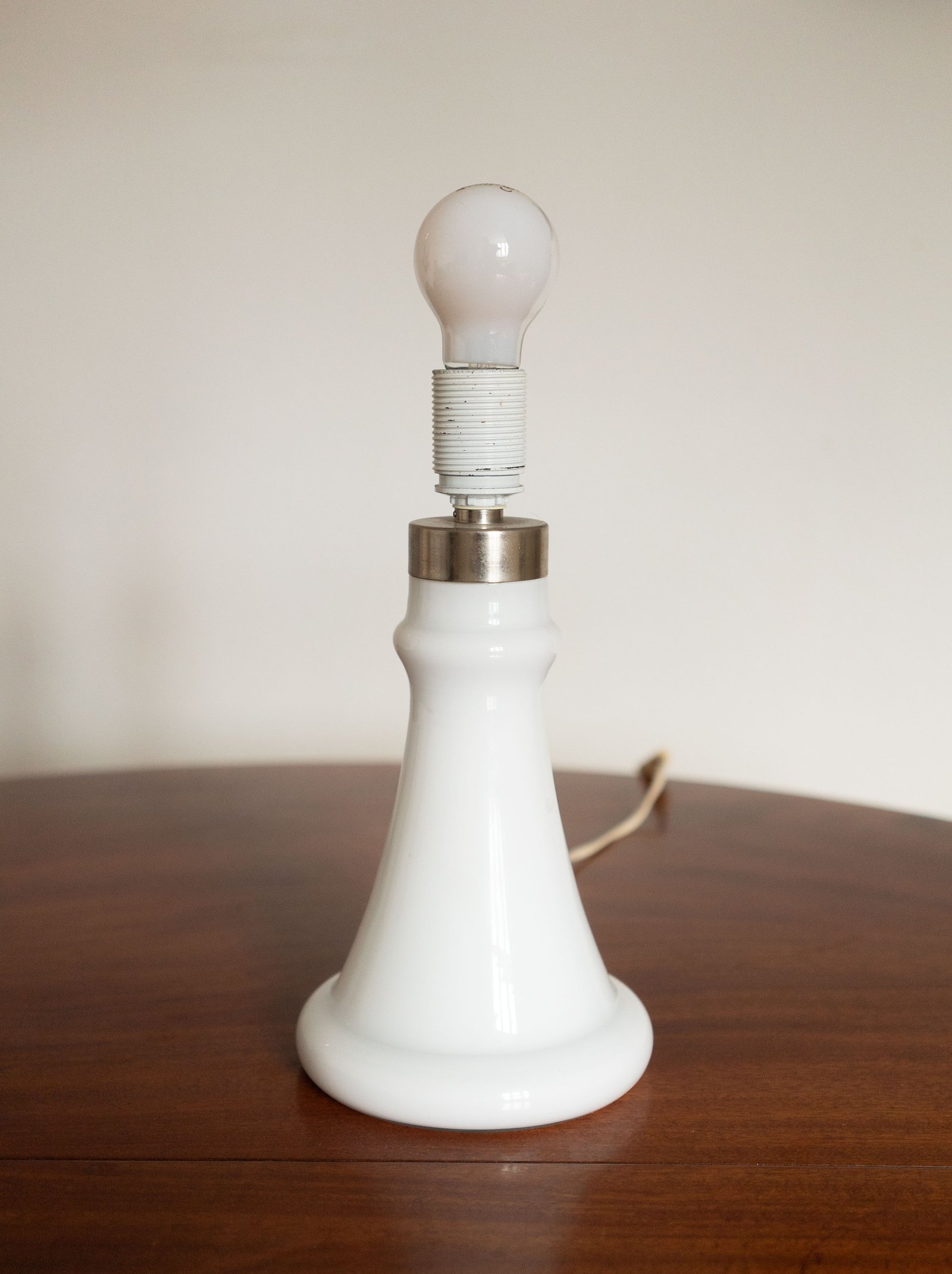 Holmegaard Park Opal Table Lamp, Denmark 1970s - 画像 (3)