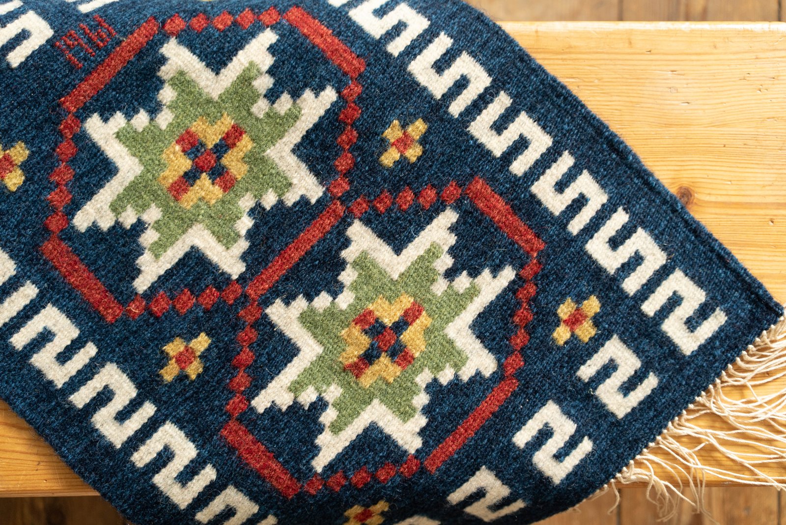 Handwoven Tapestry Rug, Sweden 1970s - 画像 (2)