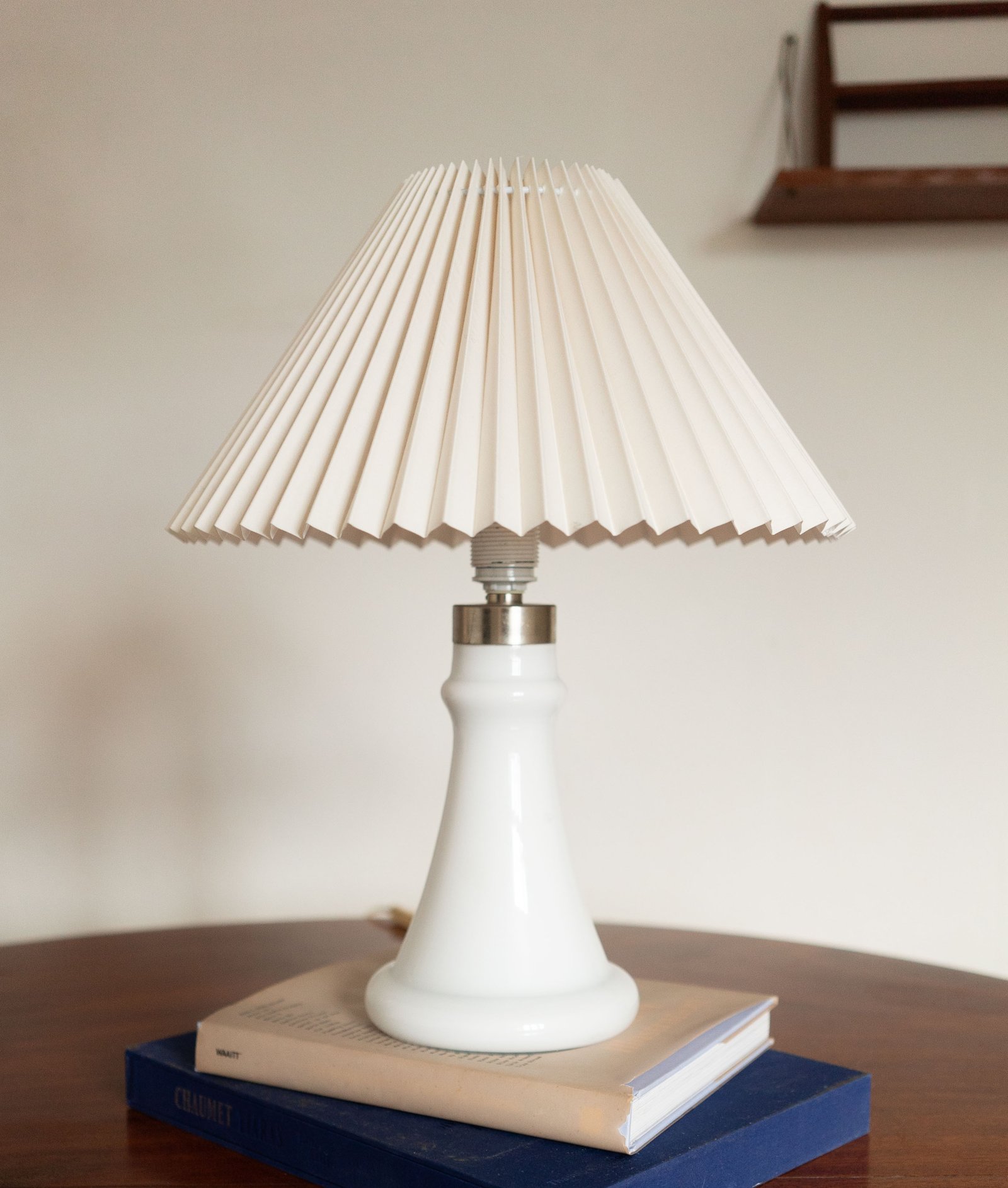 Holmegaard Park Opal Table Lamp, Denmark 1970s - 画像 (2)