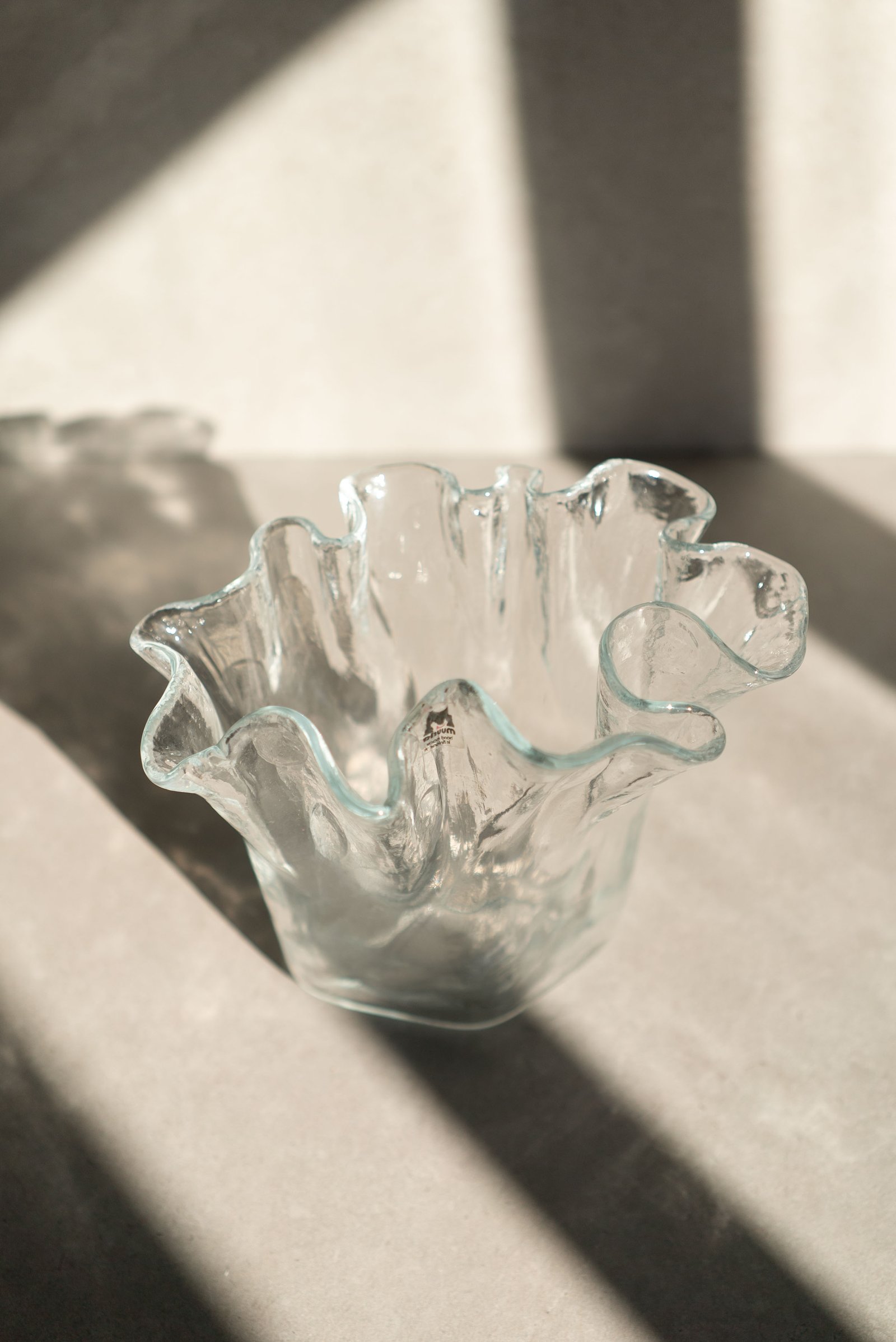Muurla Glass Vase, Finland 1970s - 画像 (2)