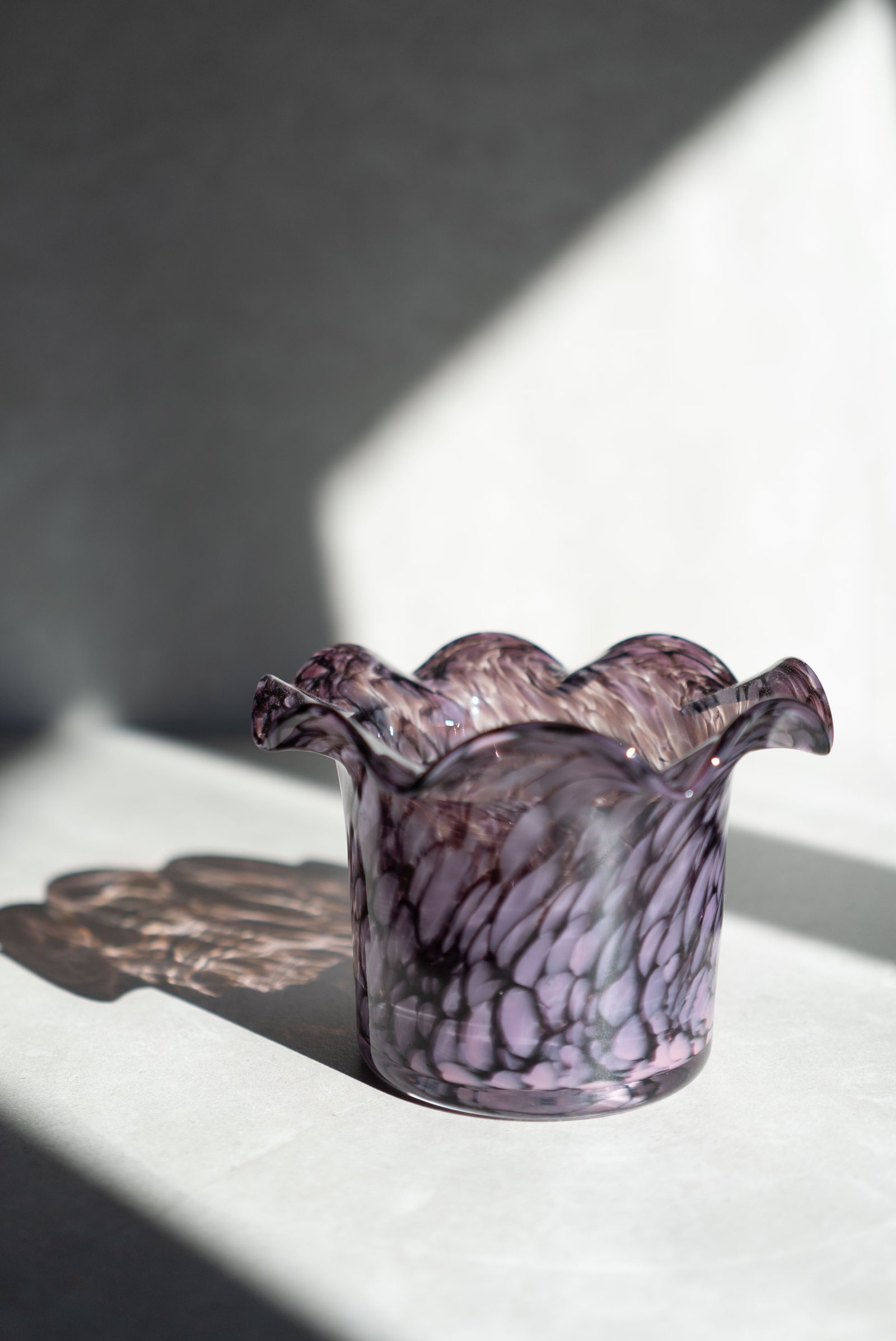 Järvsö Konstglashytta Vase, Sweden 1980s