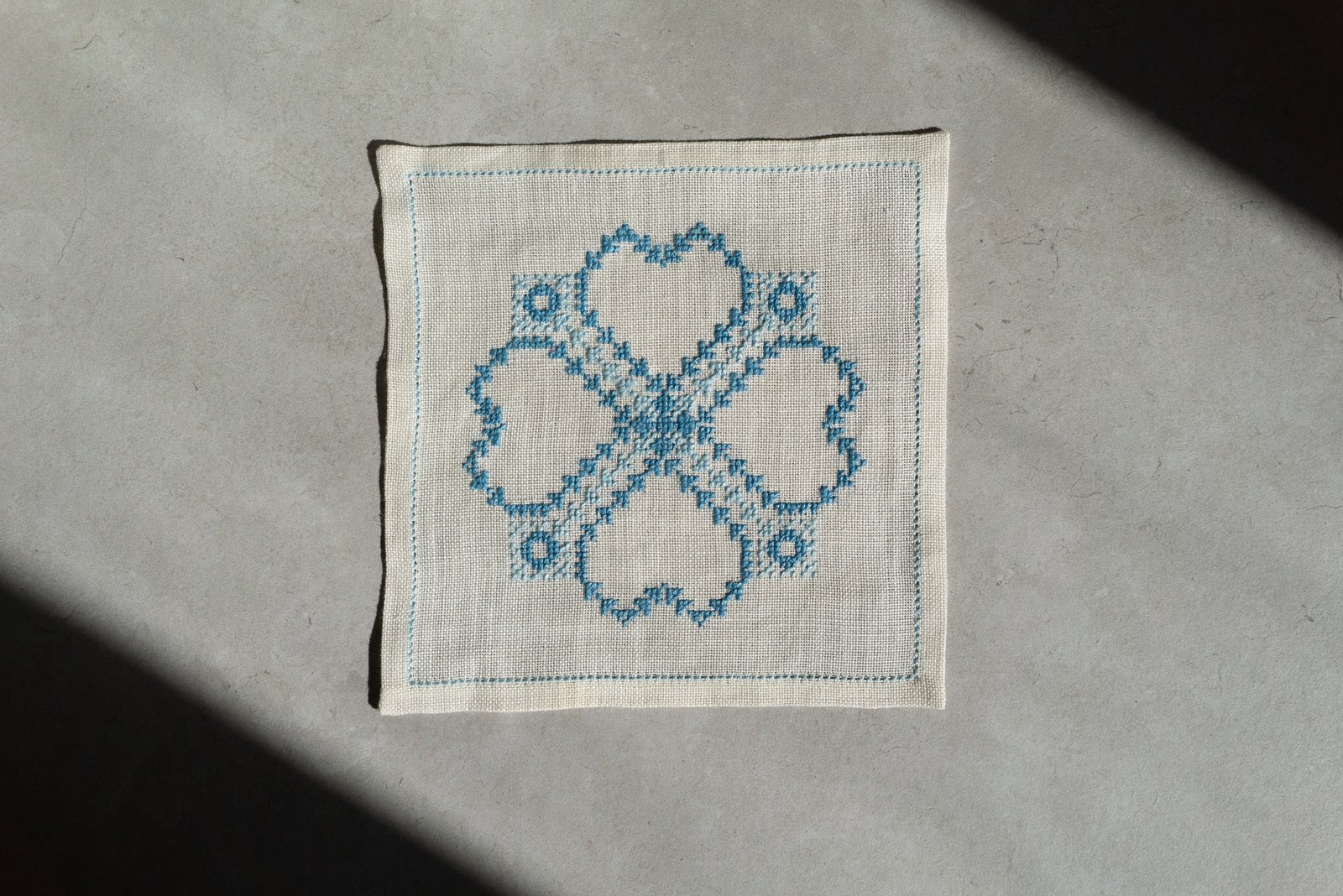 Handmade Tablecloth Set of 2, Sweden 1980s - 画像 (3)