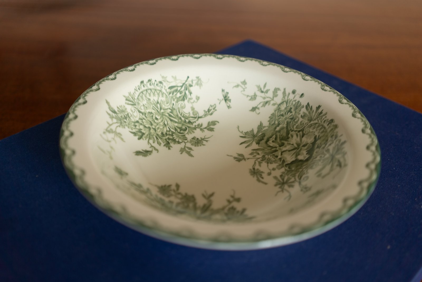 Rörstrand "Green Anna" Plate, Sweden 1960s - 画像 (6)