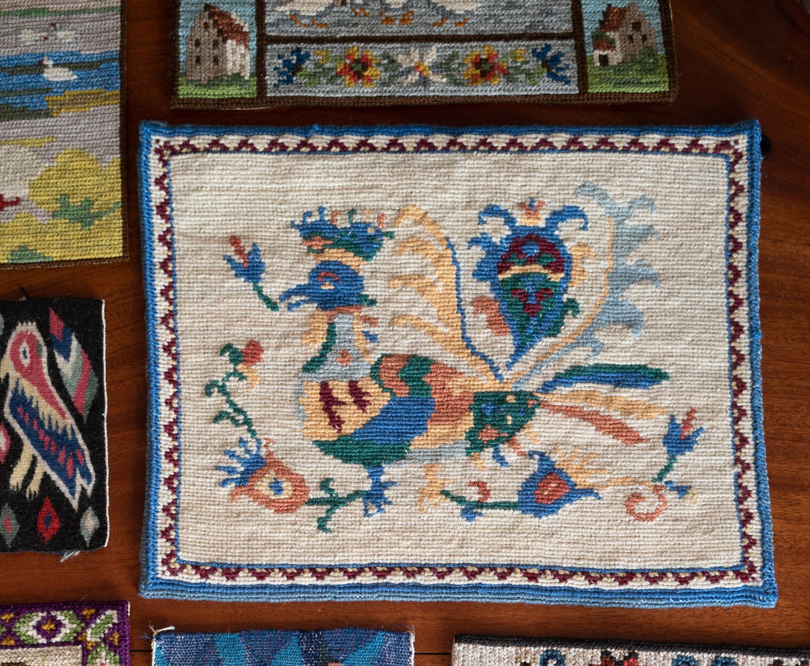 Handwoven Tapestry Wall Hanging, Sweden 1980s - 画像 (2)