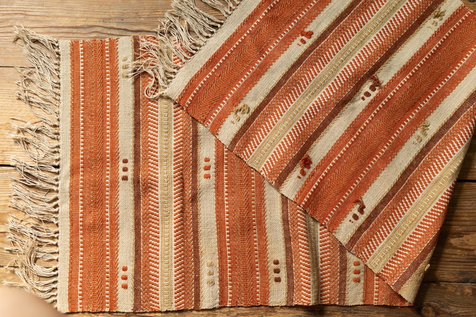 Handwoven Tapestry Rug, Sweden Mid-Century - 画像 (4)