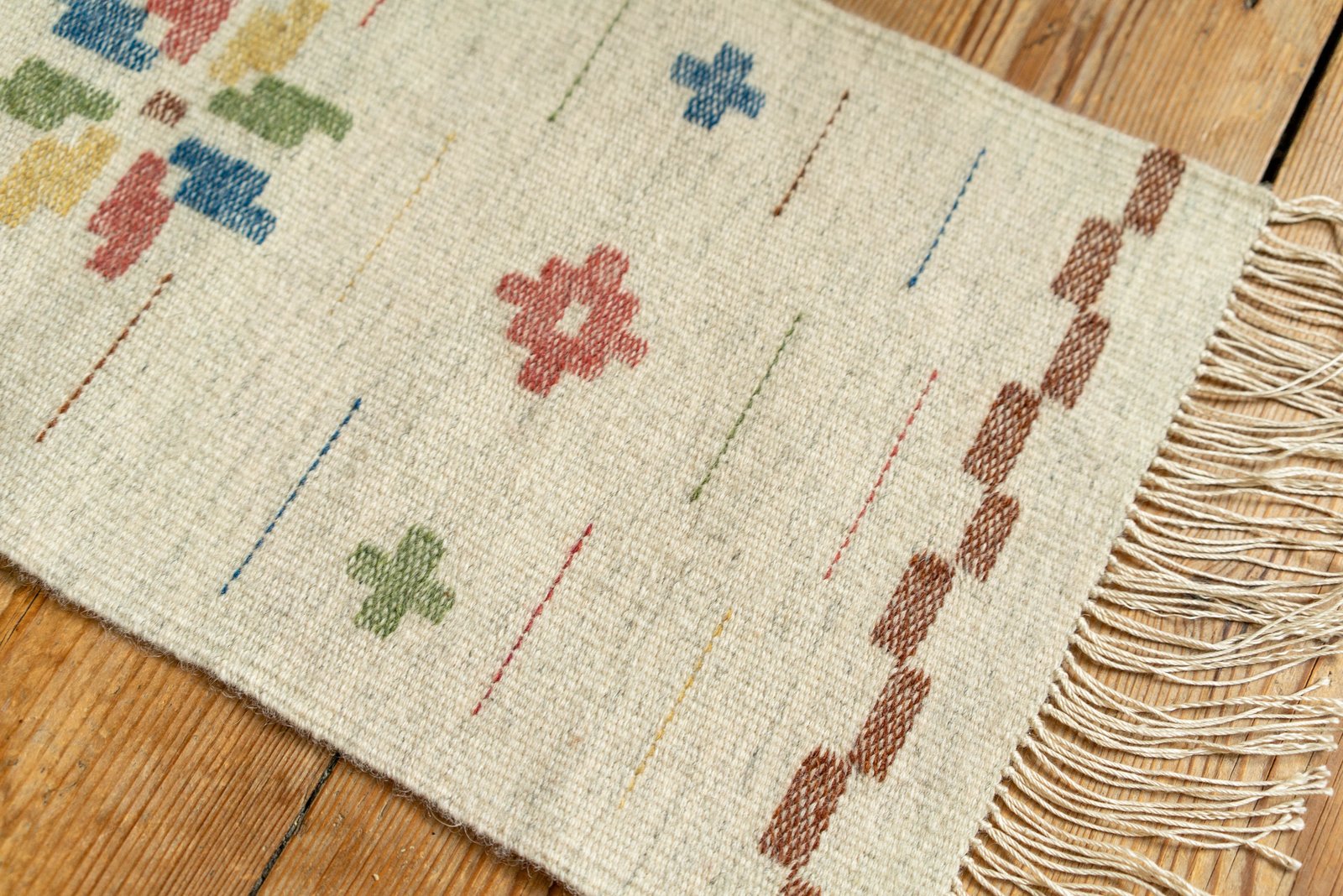 Handwoven Tapestry Rug, Sweden 1980s - 画像 (5)