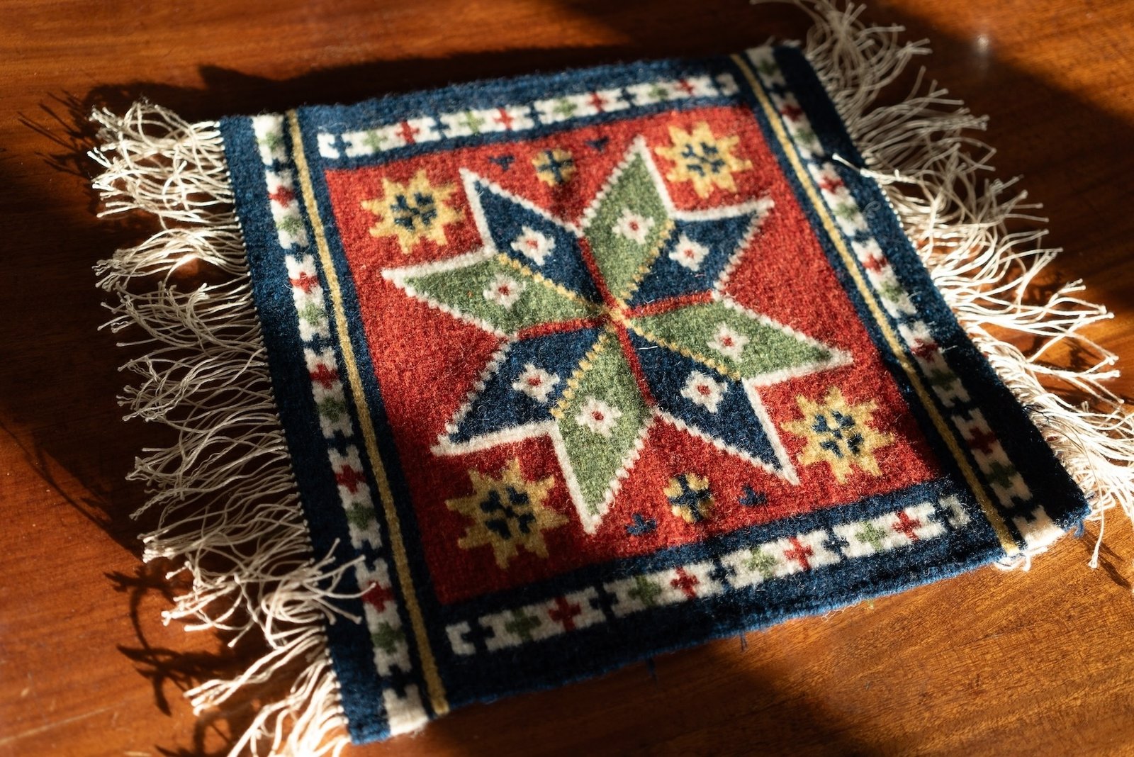 Handwoven Tapestry Rug, Sweden 1970s