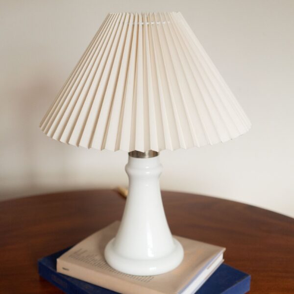 Holmegaard Park Opal Table Lamp, Denmark 1970s