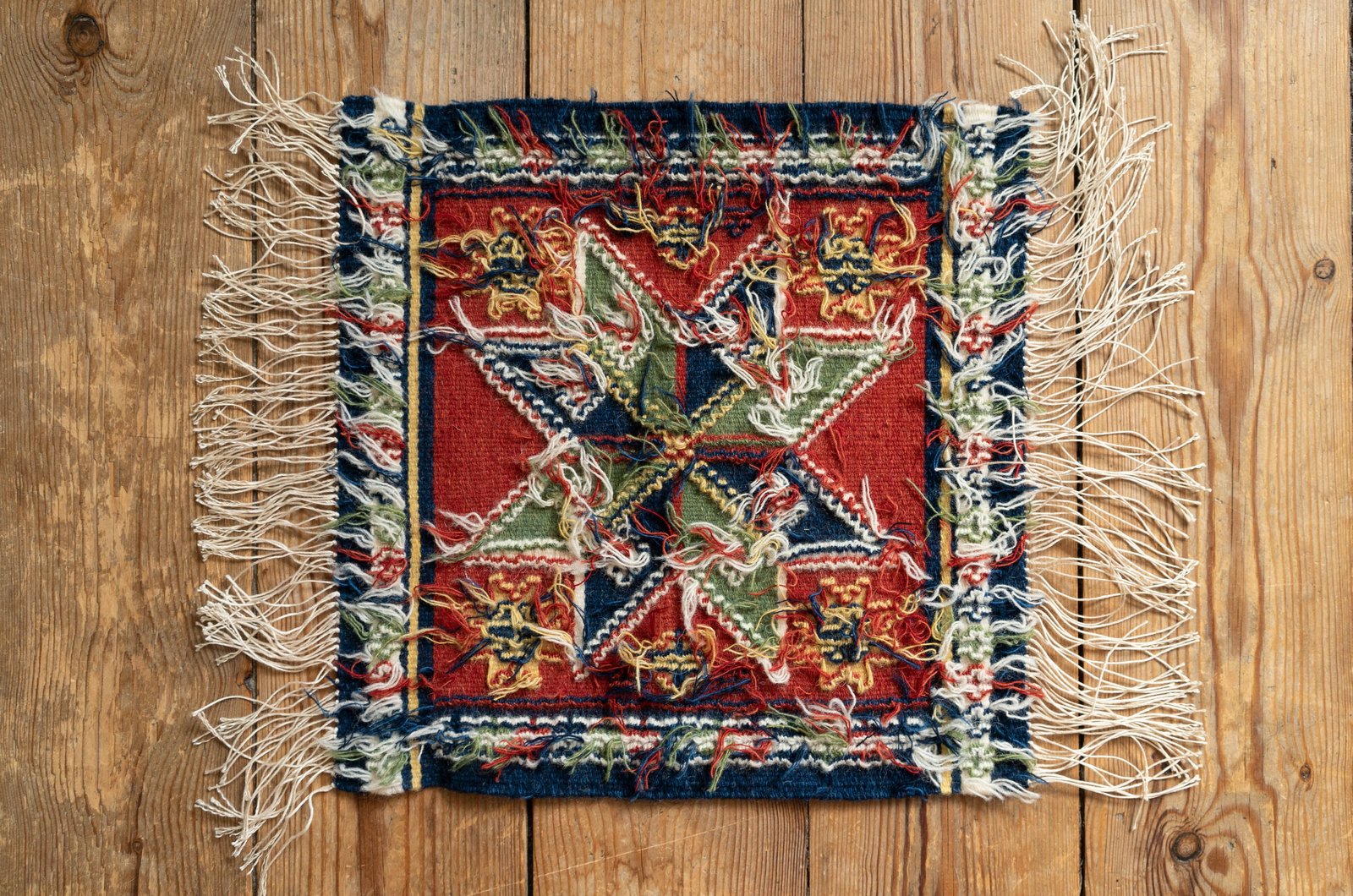 Handwoven Tapestry Rug, Sweden 1970s - 画像 (3)