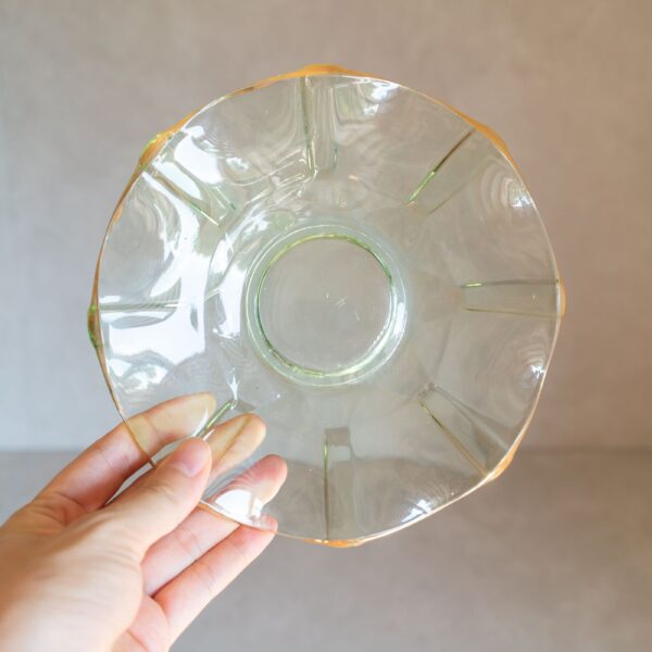 Trelleborgs Glasbruk Small Plate, Sweden 1940s