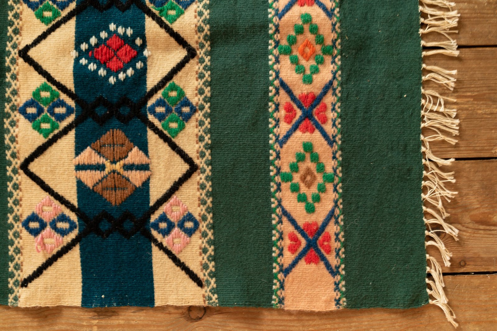 Handwoven Tapestry Rug, Sweden Mid-Century - 画像 (3)