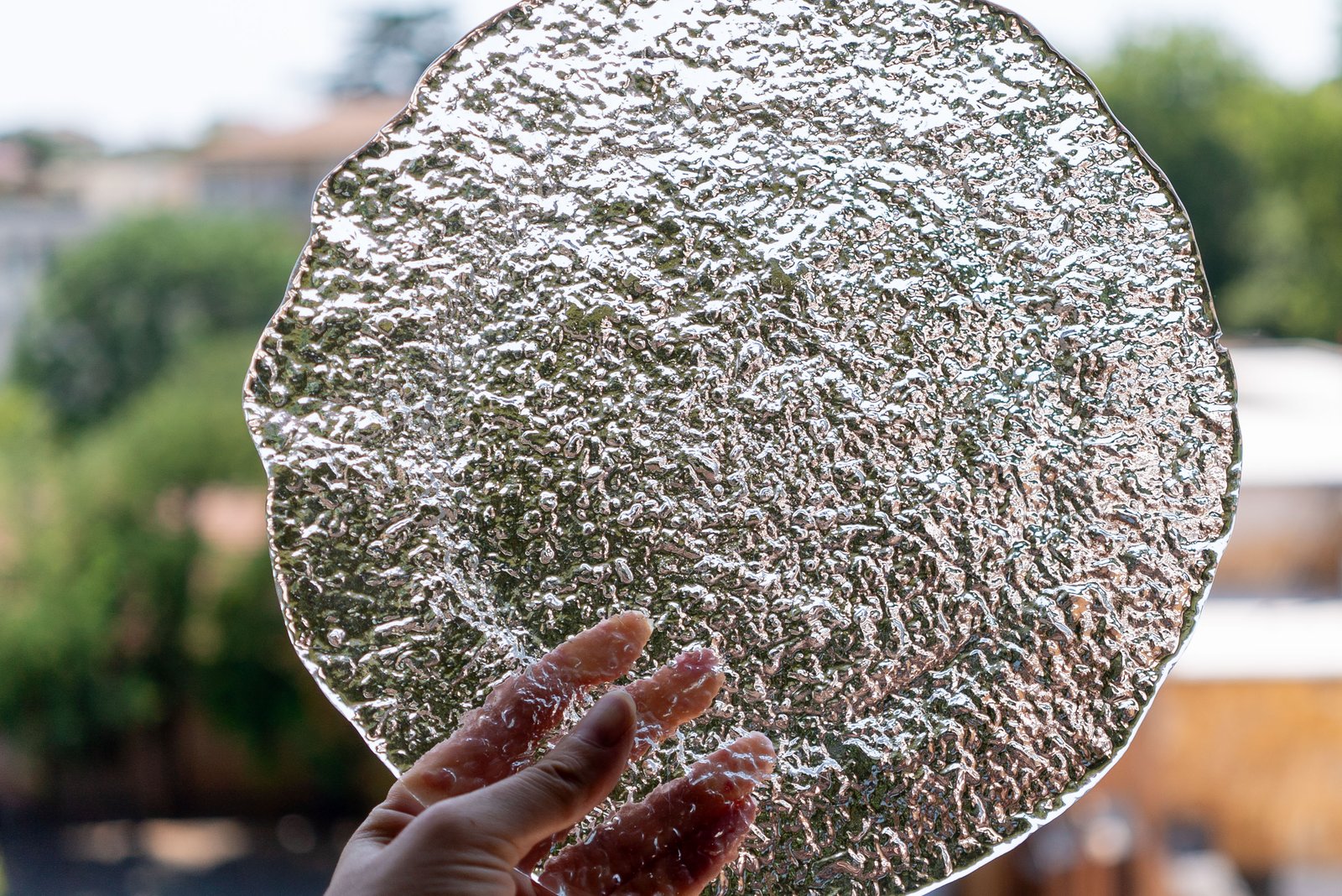 Pukeberg Glass Plate, Sweden 1970s