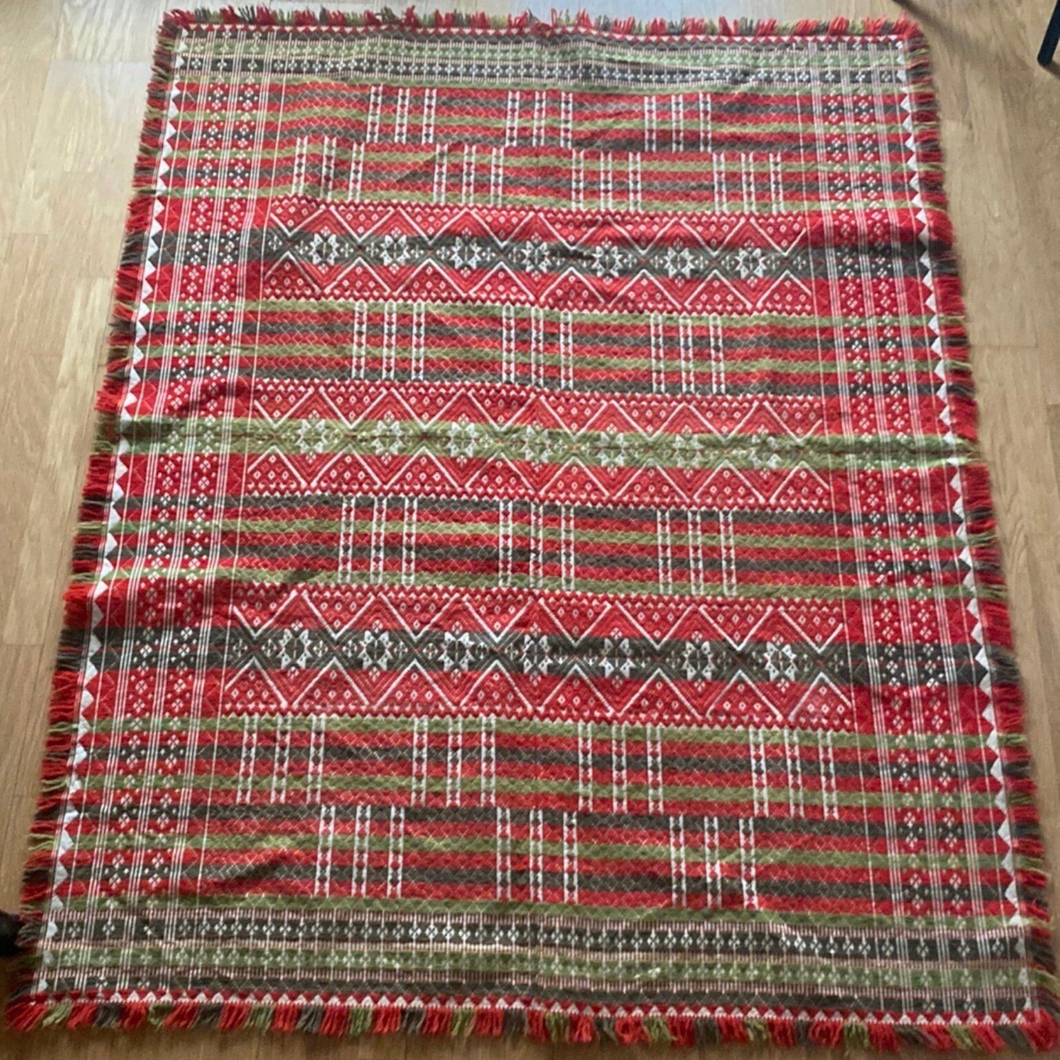 Rug Blanket, Sweden 1900s - 画像 (5)