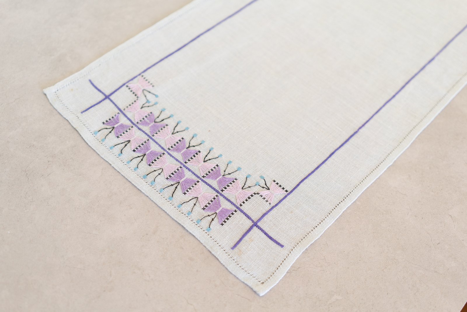 Handmade Tablecloth, Sweden 1980s
