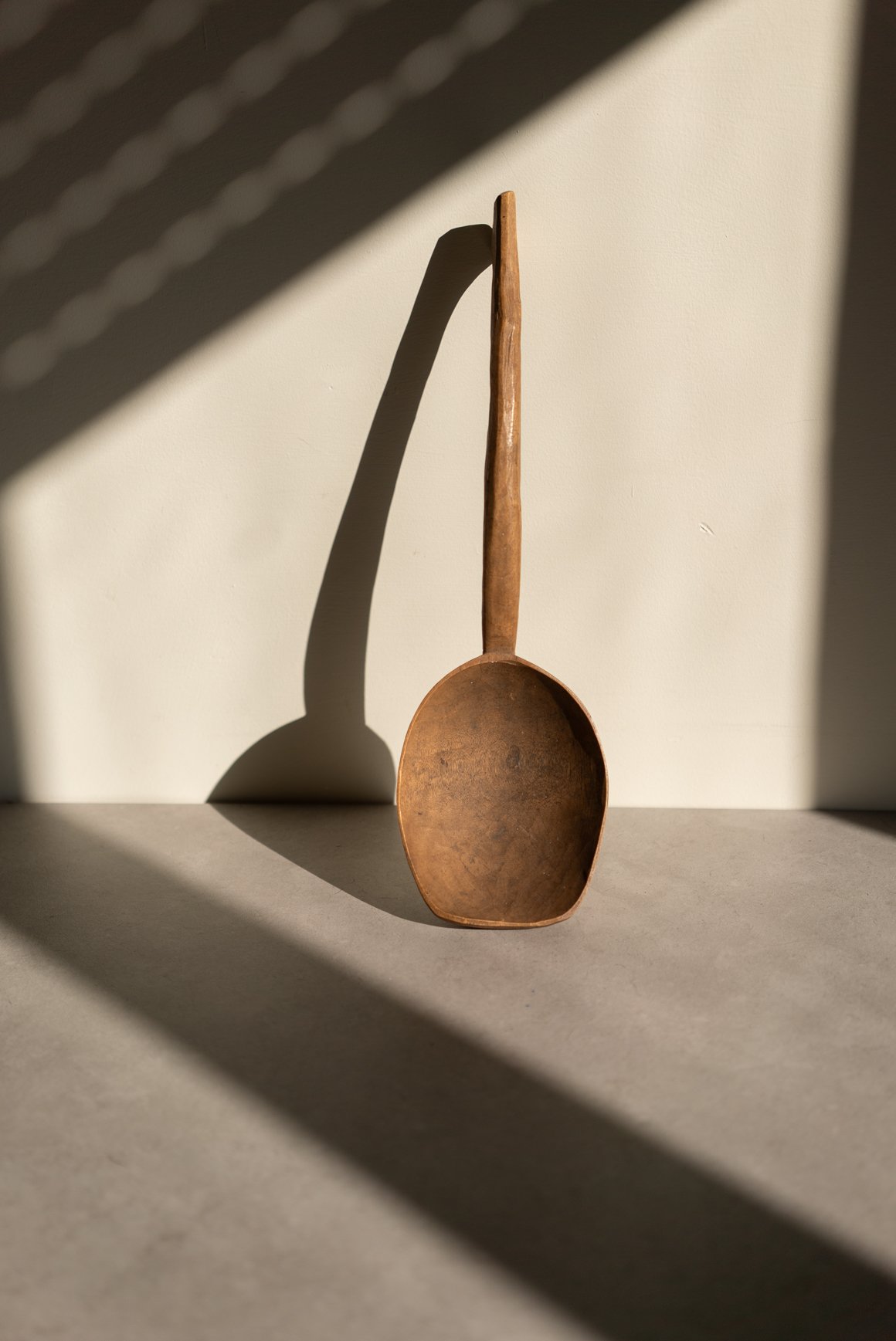 Handmade Wooden Spoon, Sweden 1980s