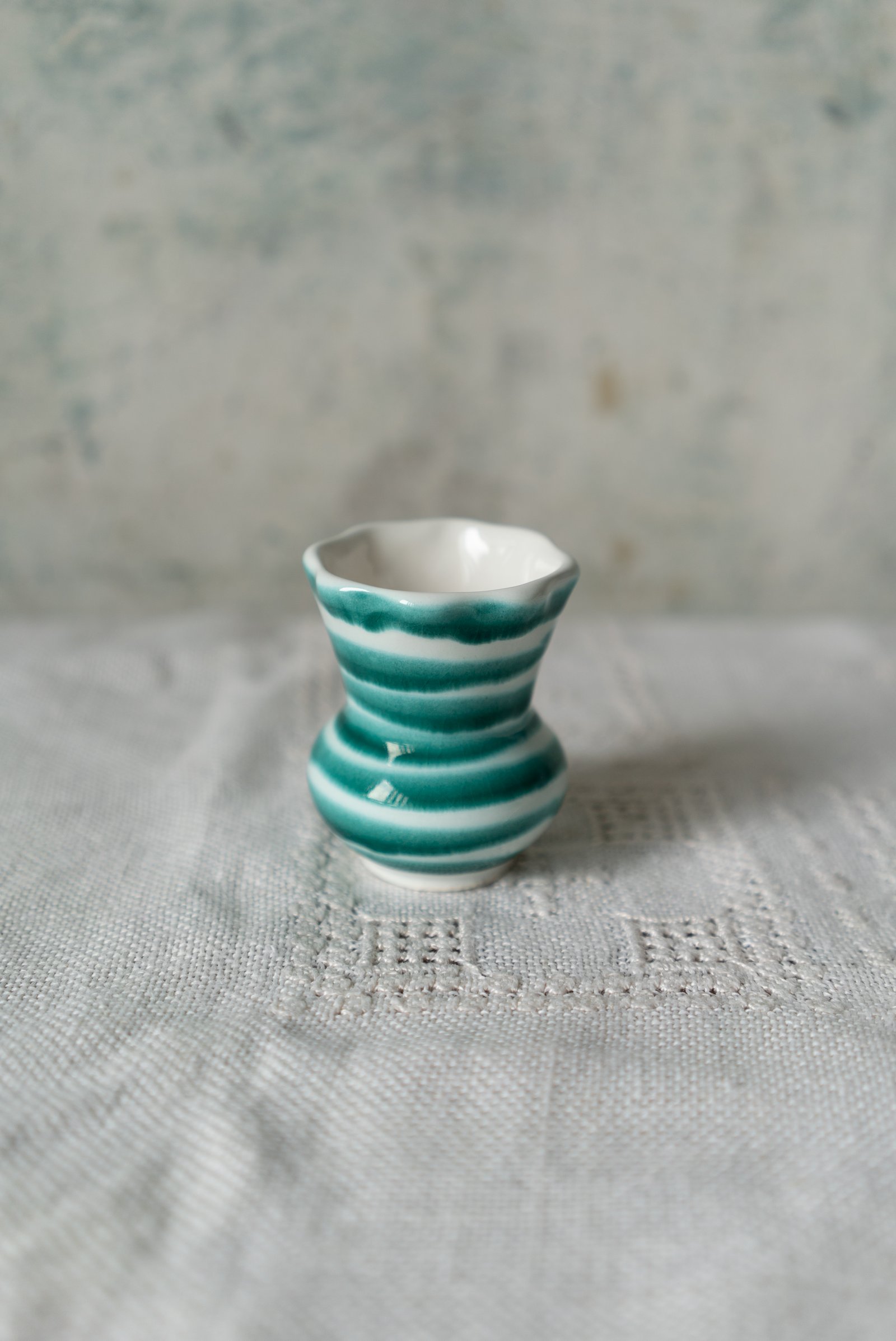 Gmundner Keramik Small Vase, Austria 1980s - 画像 (2)