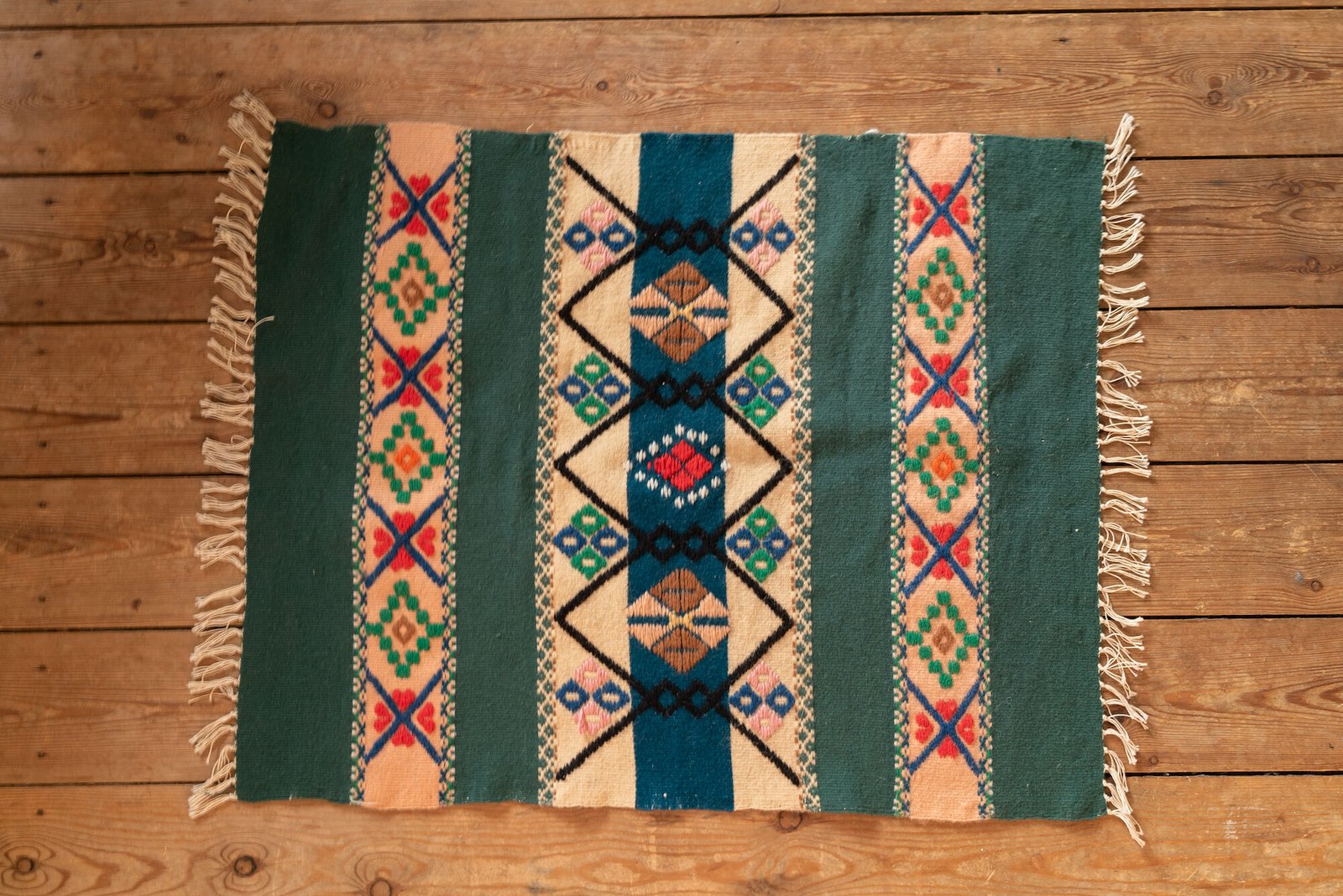 Handwoven Tapestry Rug, Sweden Mid-Century - 画像 (2)