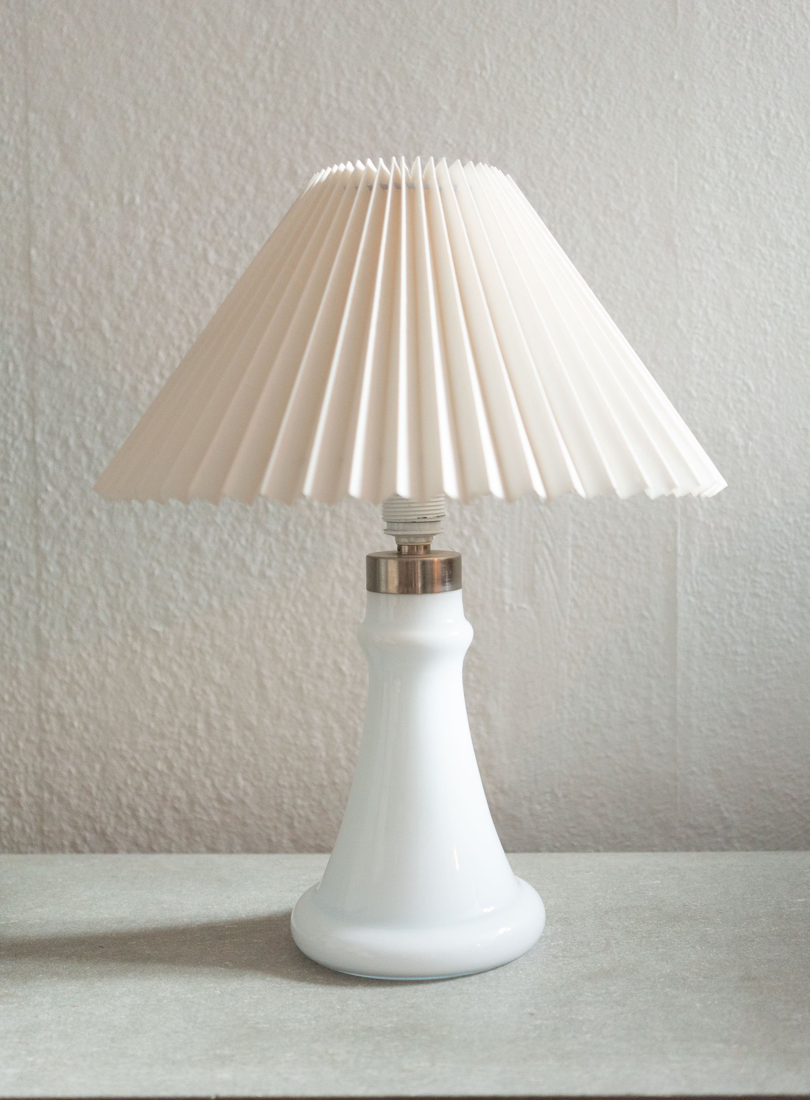 Holmegaard Park Opal Table Lamp, Denmark 1970s - 画像 (6)