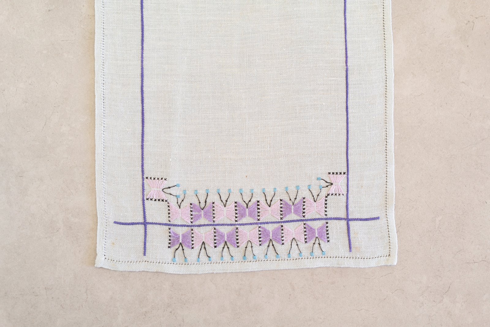 Handmade Tablecloth, Sweden 1980s - 画像 (2)