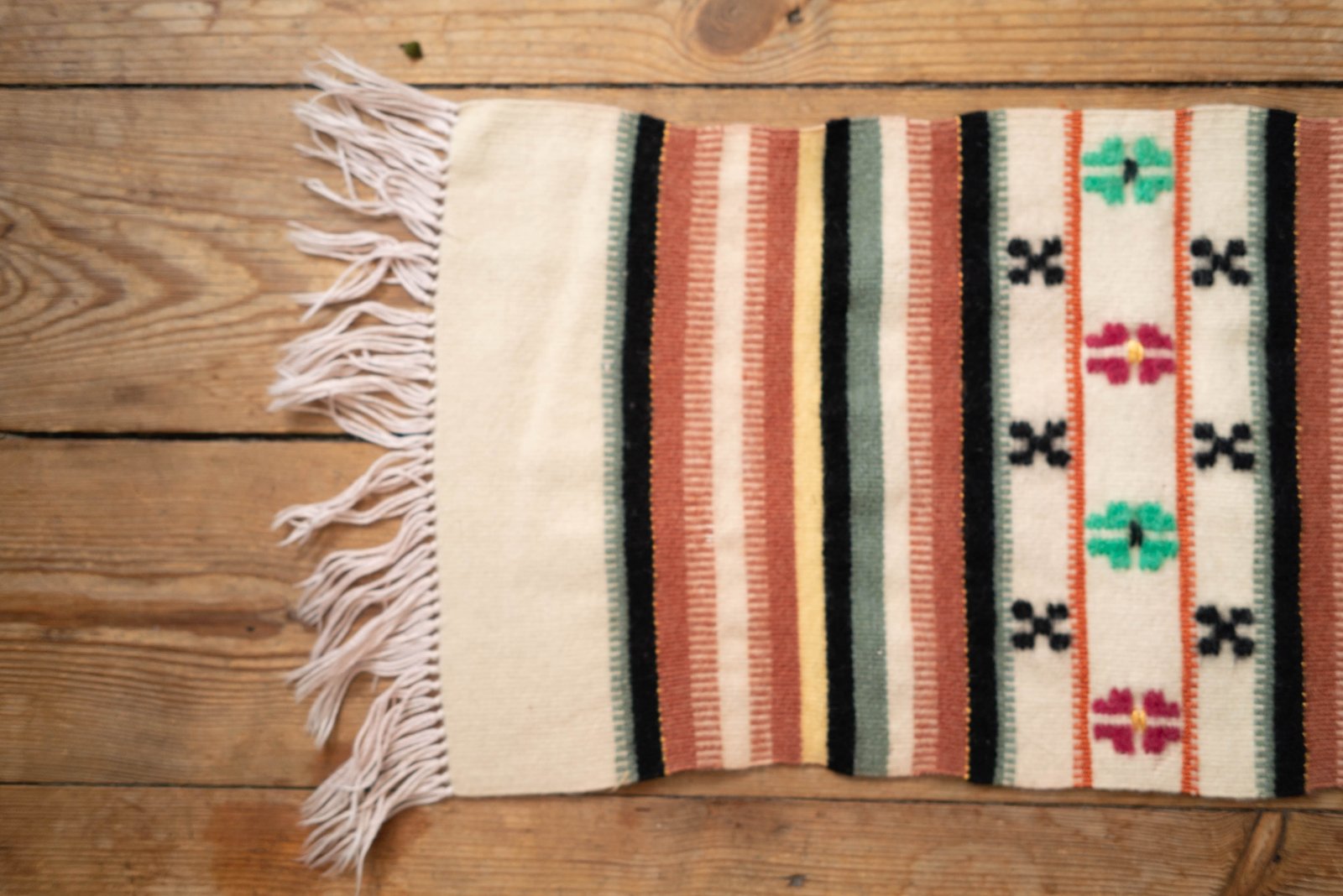Handwoven Tapestry Rug, Sweden Mid-Century - 画像 (2)