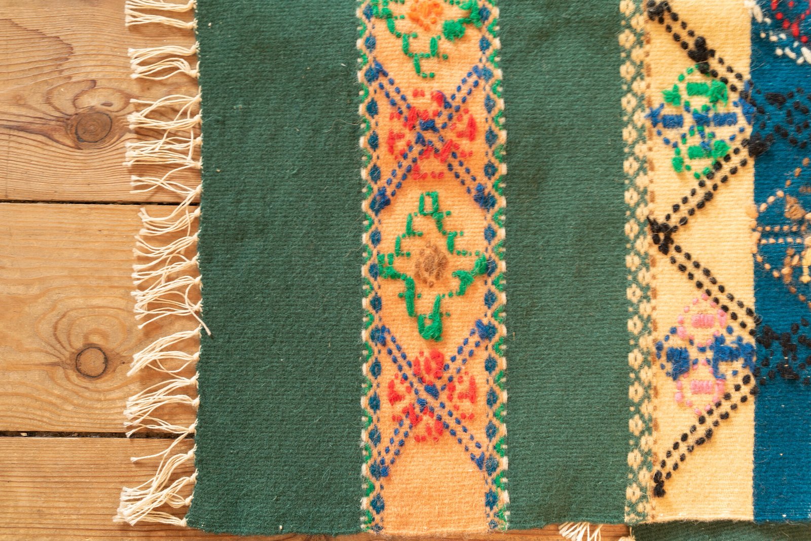 Handwoven Tapestry Rug, Sweden Mid-Century - 画像 (4)