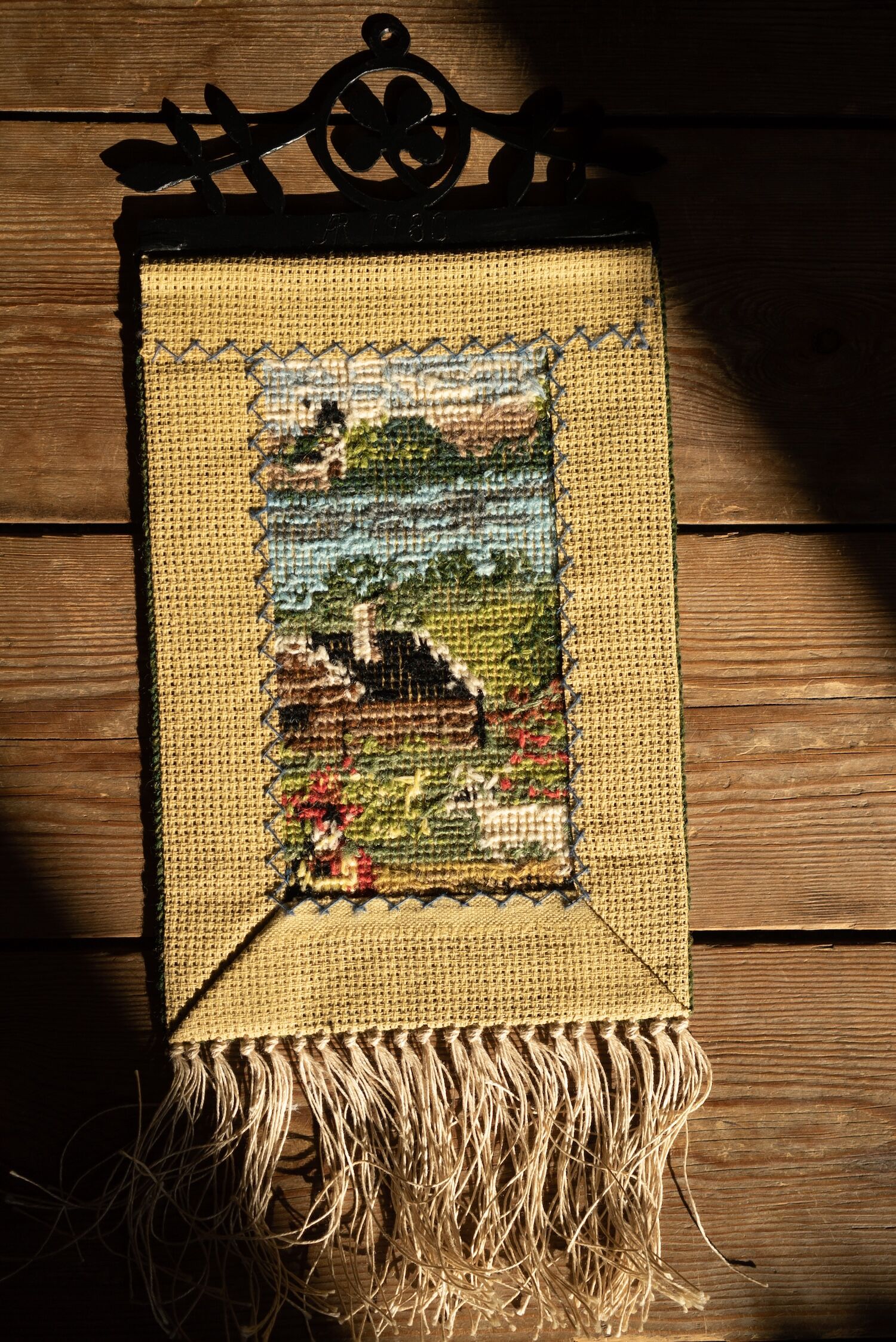 Handwoven Tapestry Wall Hanging, Sweden 1980s - 画像 (2)