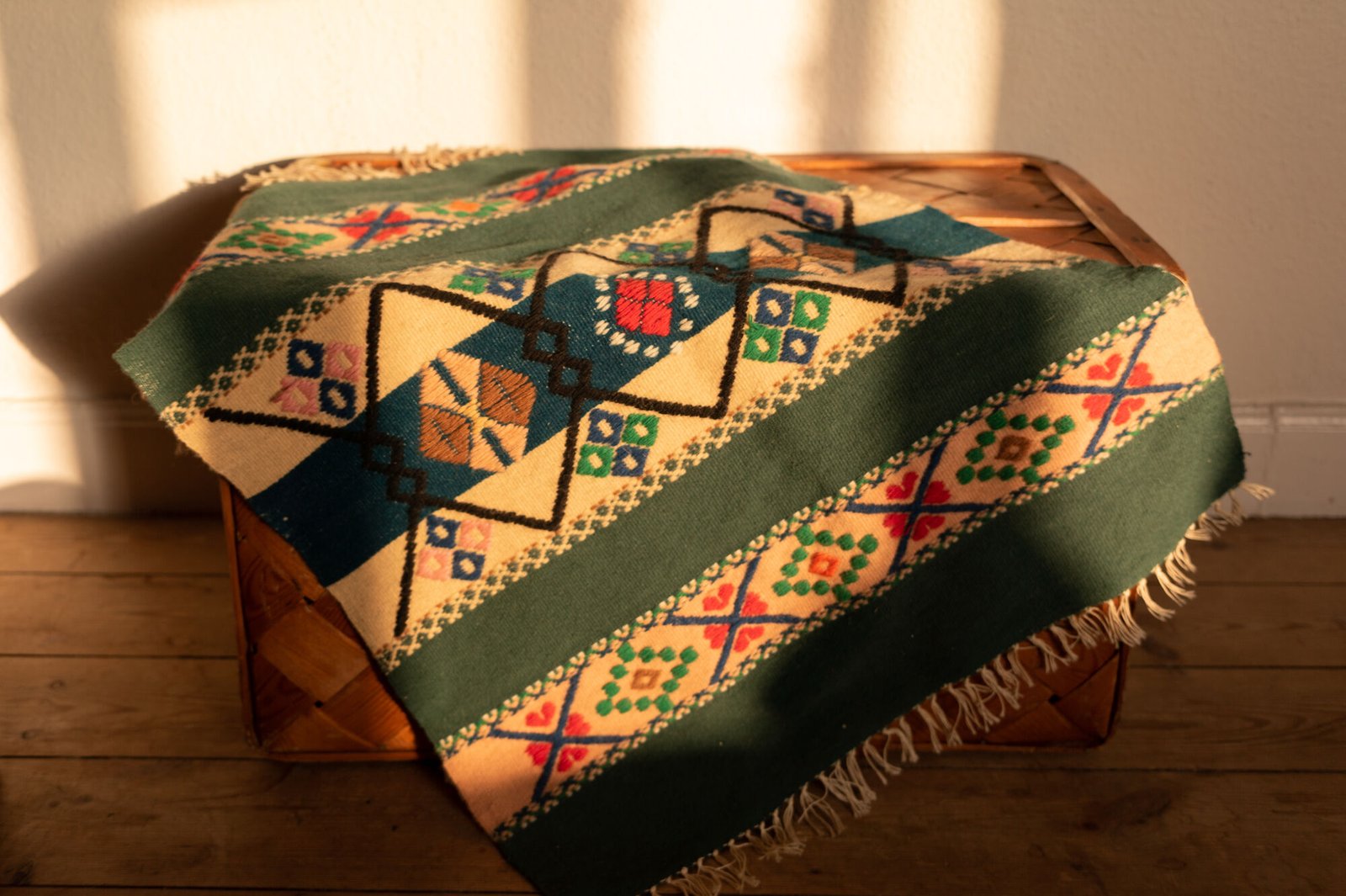 Handwoven Tapestry Rug, Sweden Mid-Century