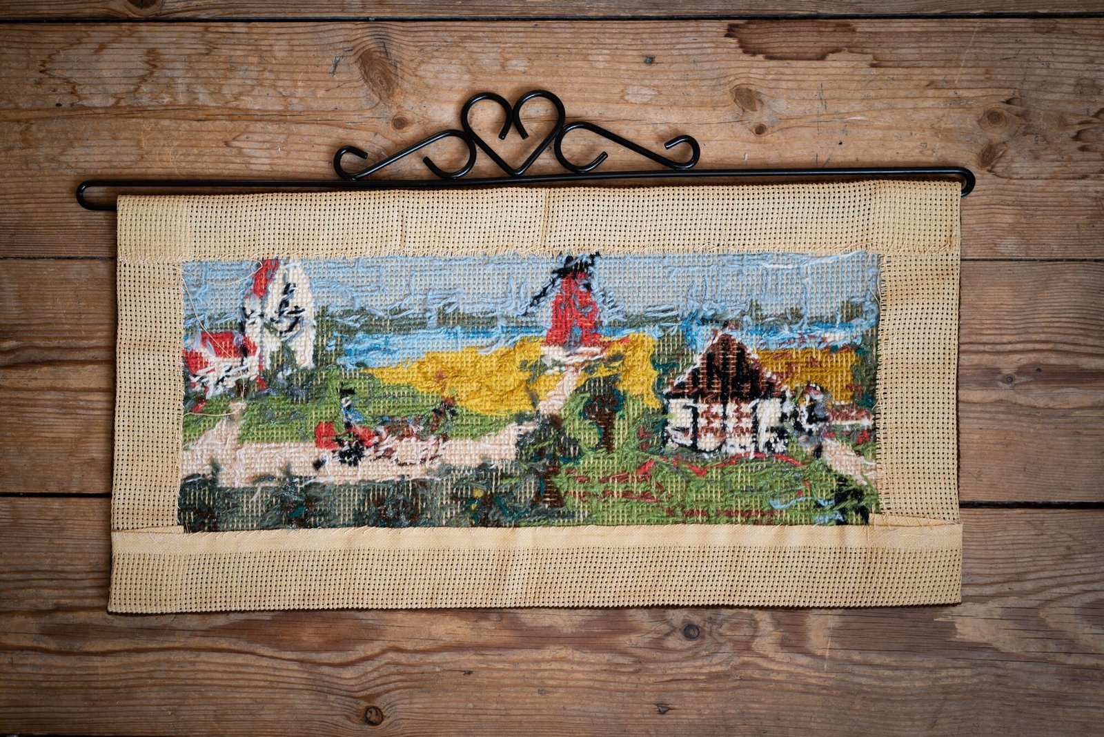 Handwoven Tapestry Wall Hanging, Sweden 1980s - 画像 (3)