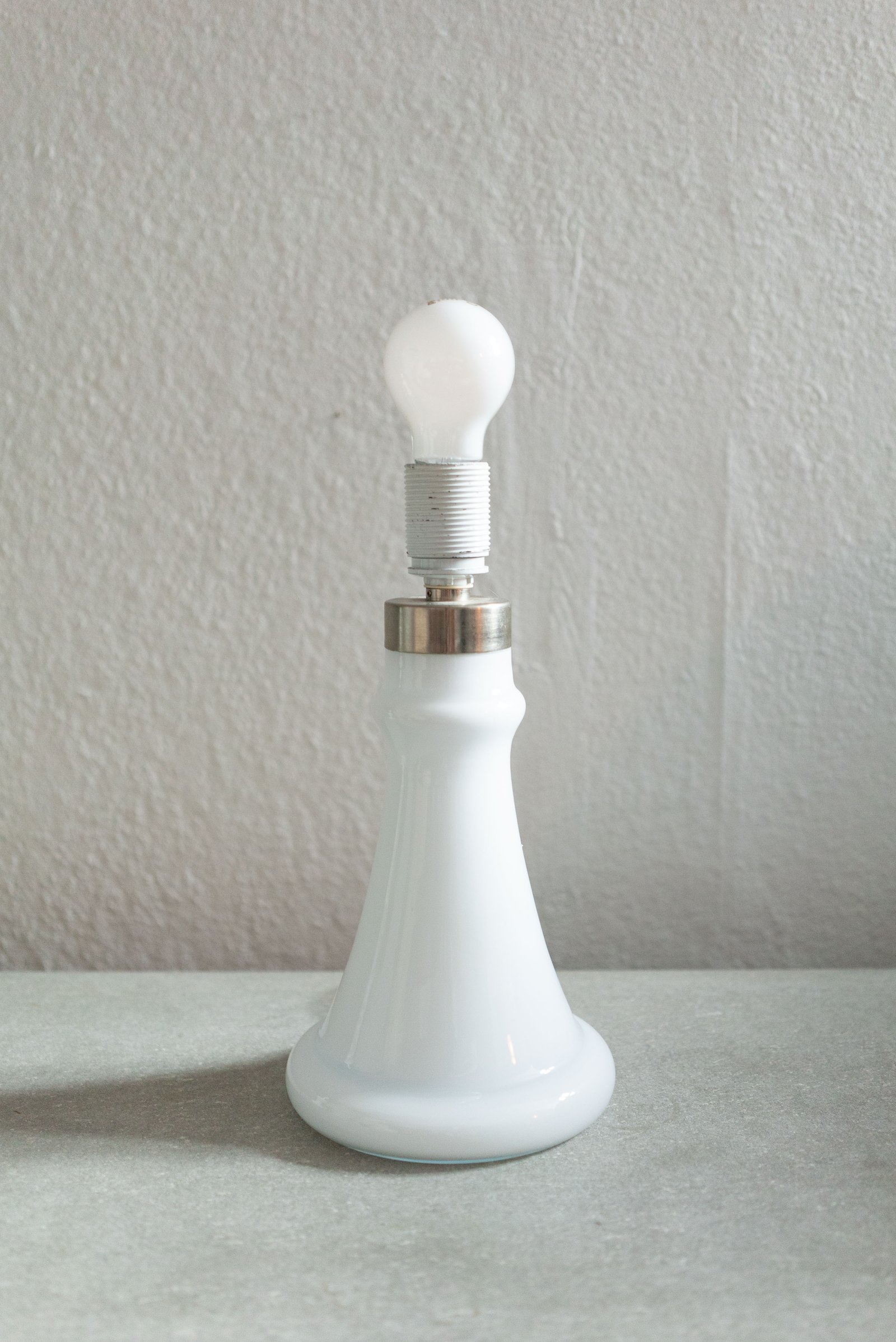 Holmegaard Park Opal Table Lamp, Denmark 1970s - 画像 (7)