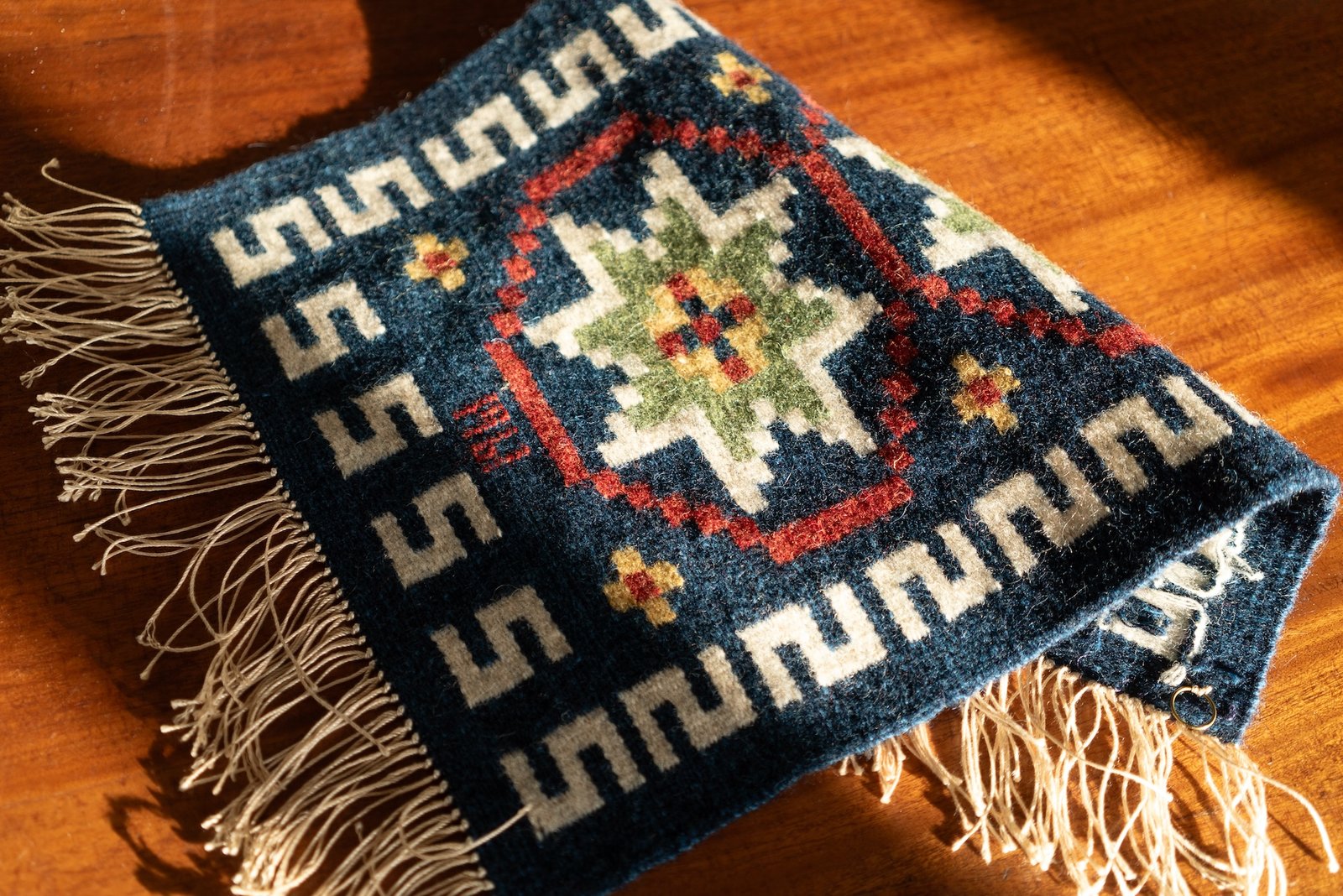 Handwoven Tapestry Rug, Sweden 1970s