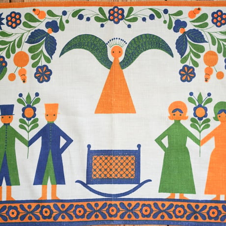 Scandinavian Swedish Vintage Linen, 1970s