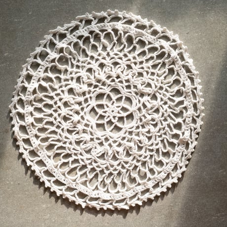 Handmade Doily, Sweden 1980s