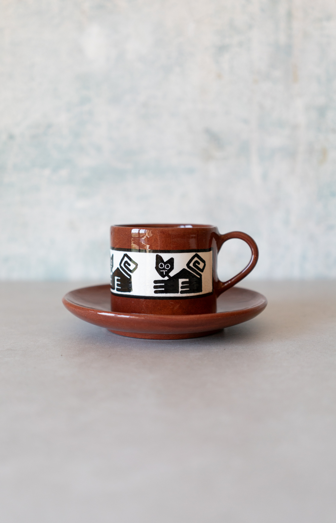 Los Reyes Cup & Saucer, Peru 1980s - 画像 (4)
