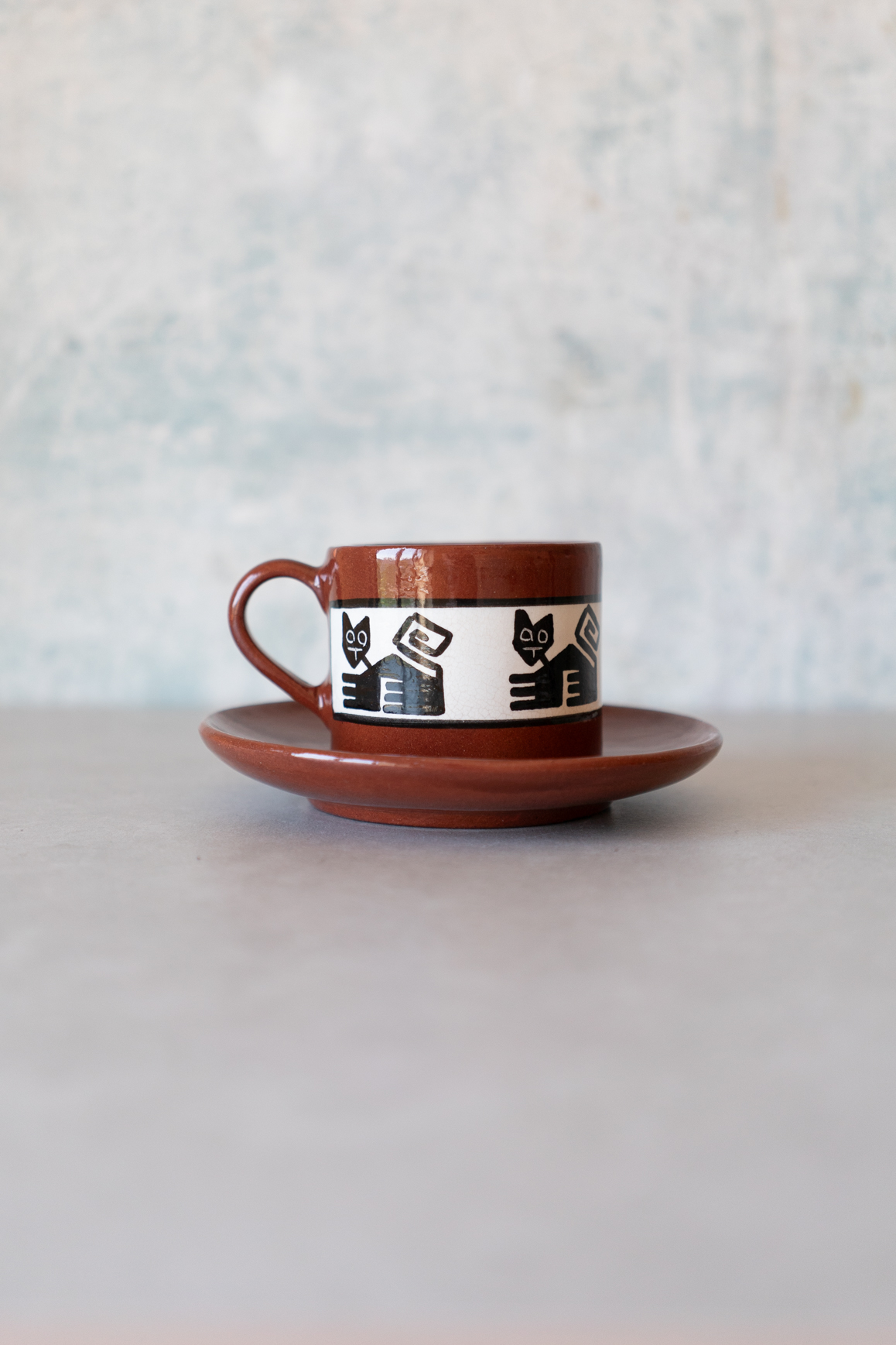 Los Reyes Cup & Saucer, Peru 1980s - 画像 (2)