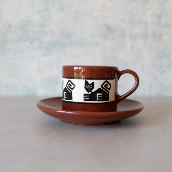 Los Reyes Cup & Saucer, Peru 1980s